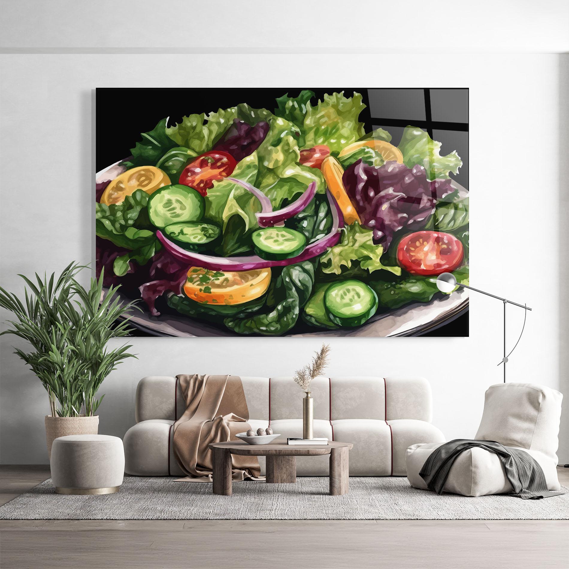 Obraz na Szkle Cucumber Salad mockup 9
