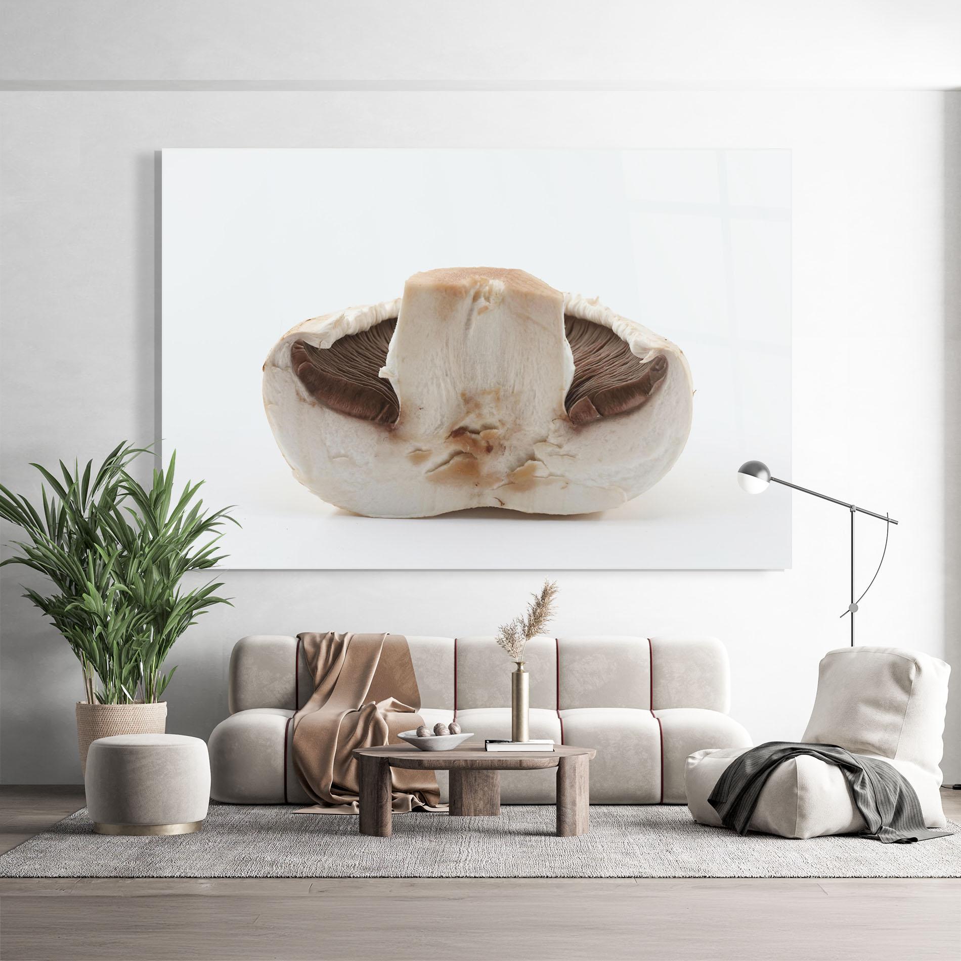 Obraz na Szkle Cut Mushroom mockup 9
