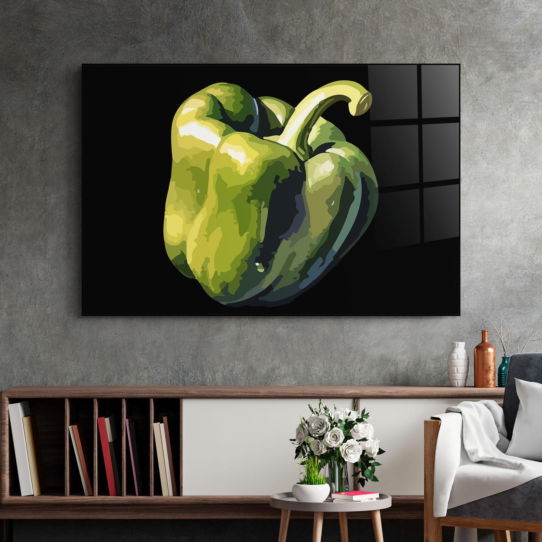 Obraz na Szkle Cool Bellpepper mockup 2