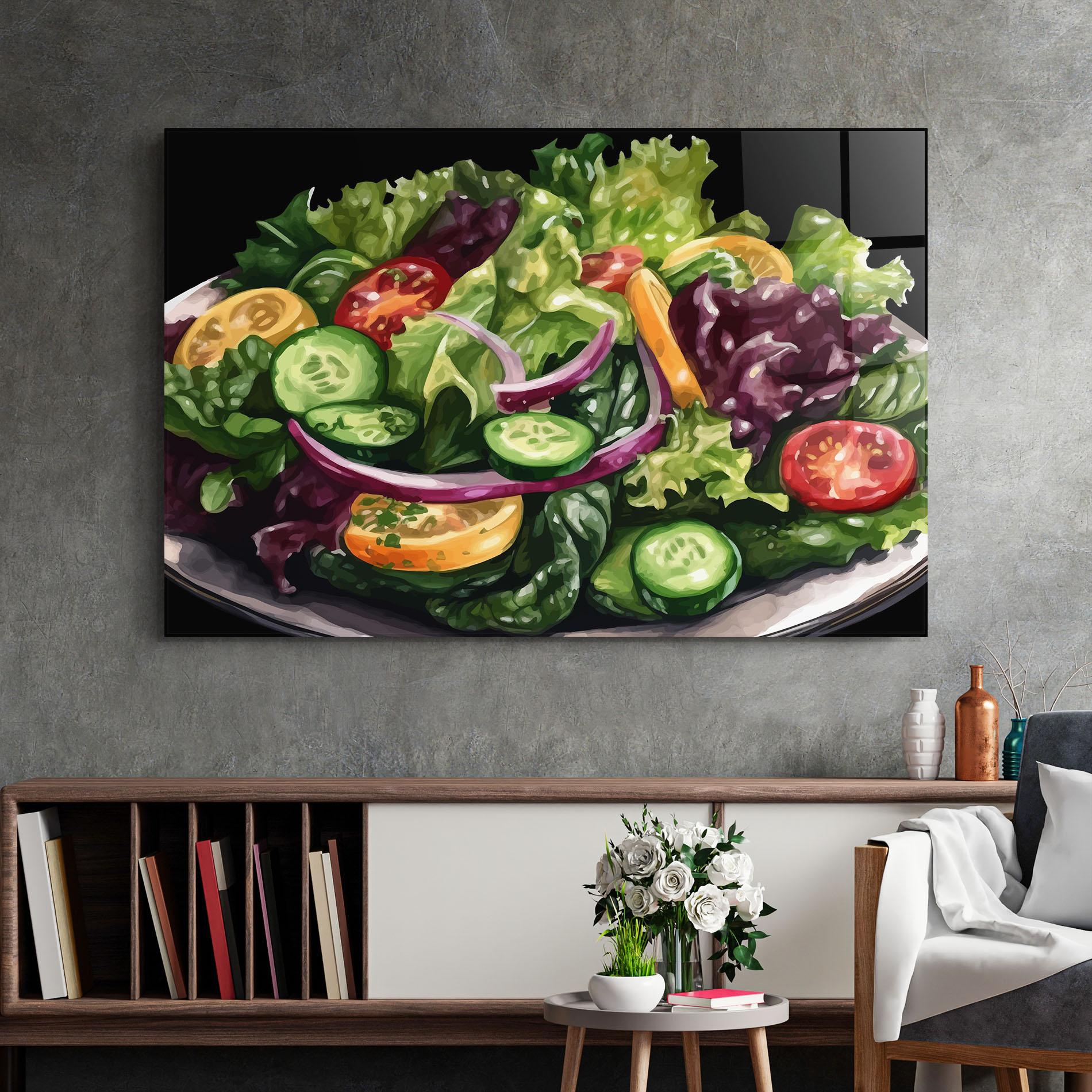 Obraz na Szkle Cucumber Salad mockup 2