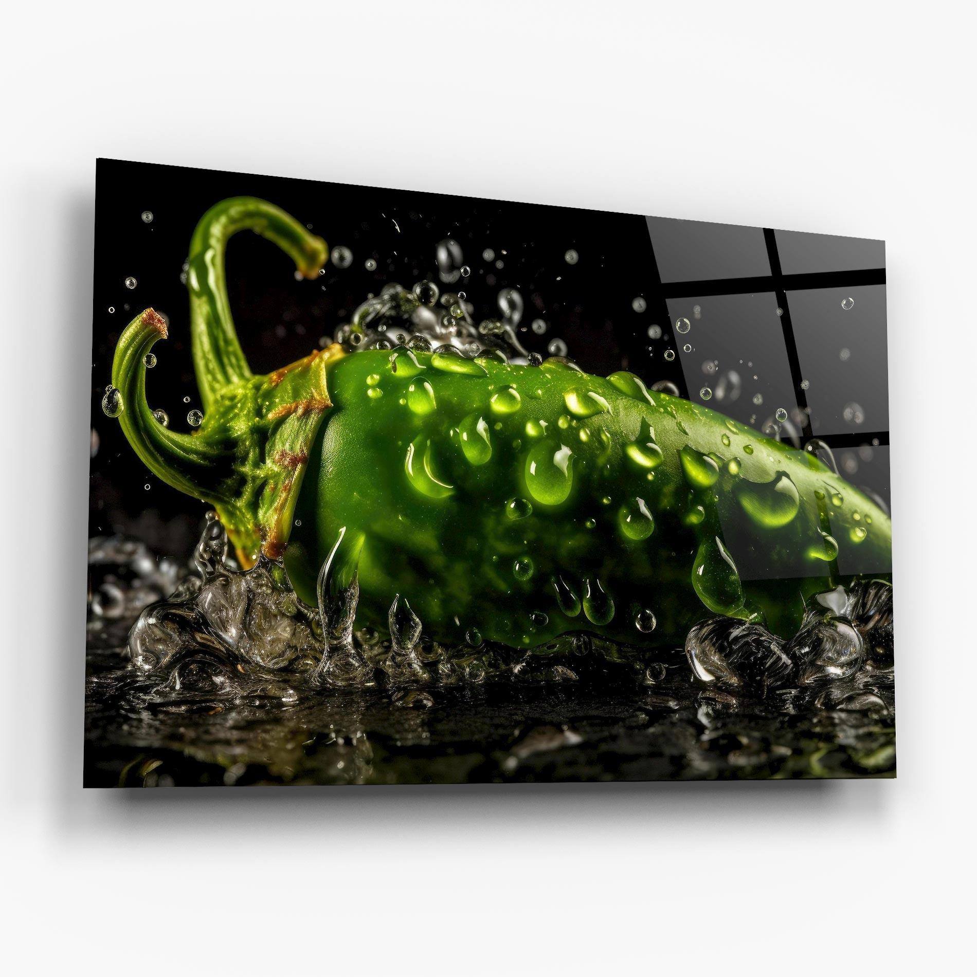 Obraz na Szkle Chili Splash mockup 6