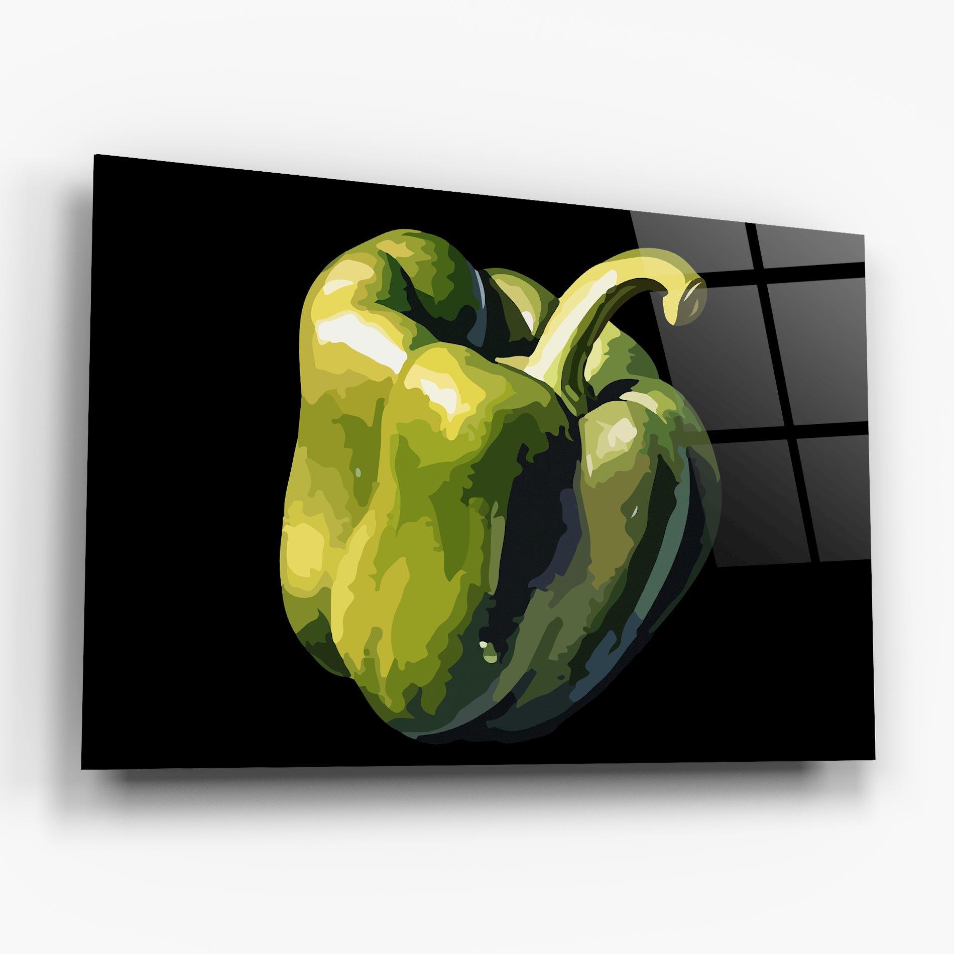 Obraz na Szkle Cool Bellpepper mockup 6