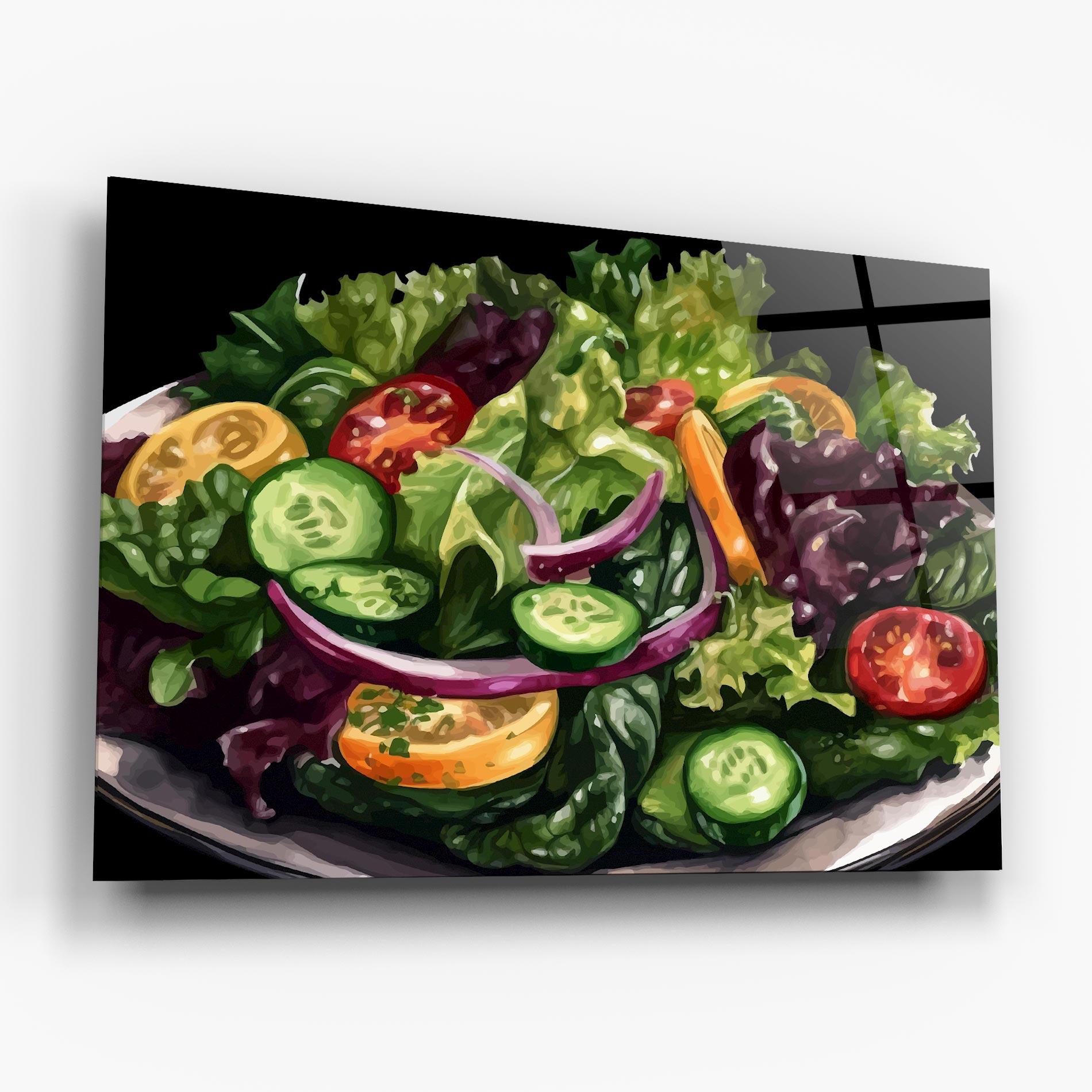 Obraz na Szkle Cucumber Salad mockup 6