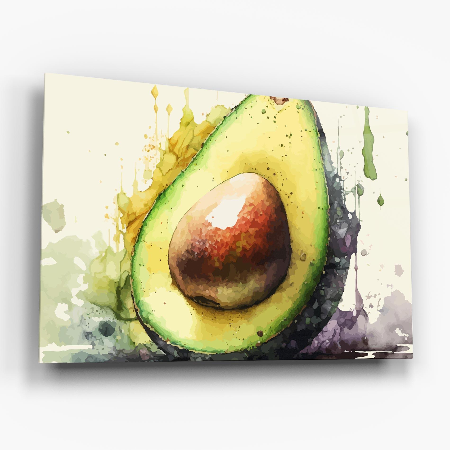 Obraz na Szkle Green Avocado Art mockup 6