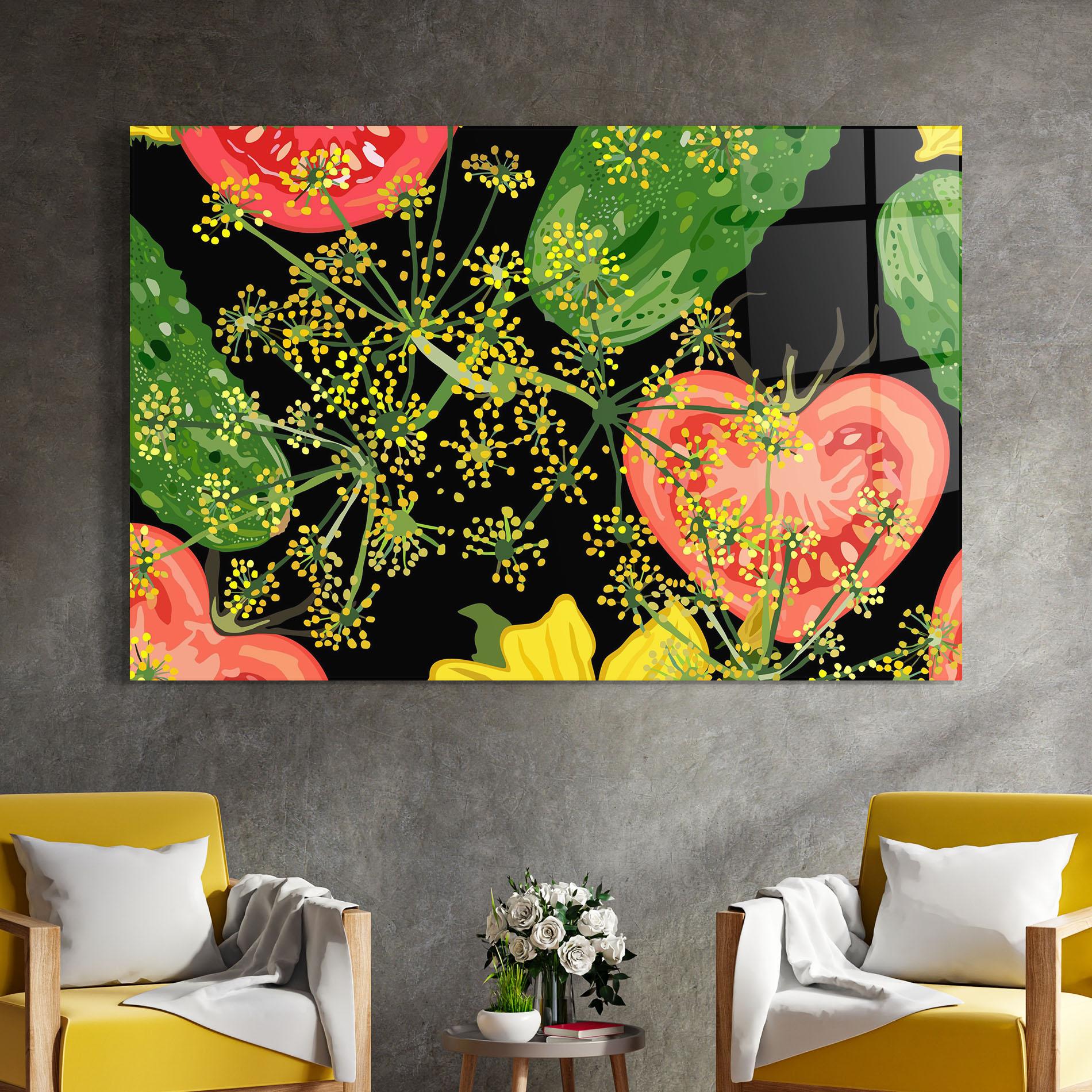 Obraz na Szkle Heart Tomato mockup 4