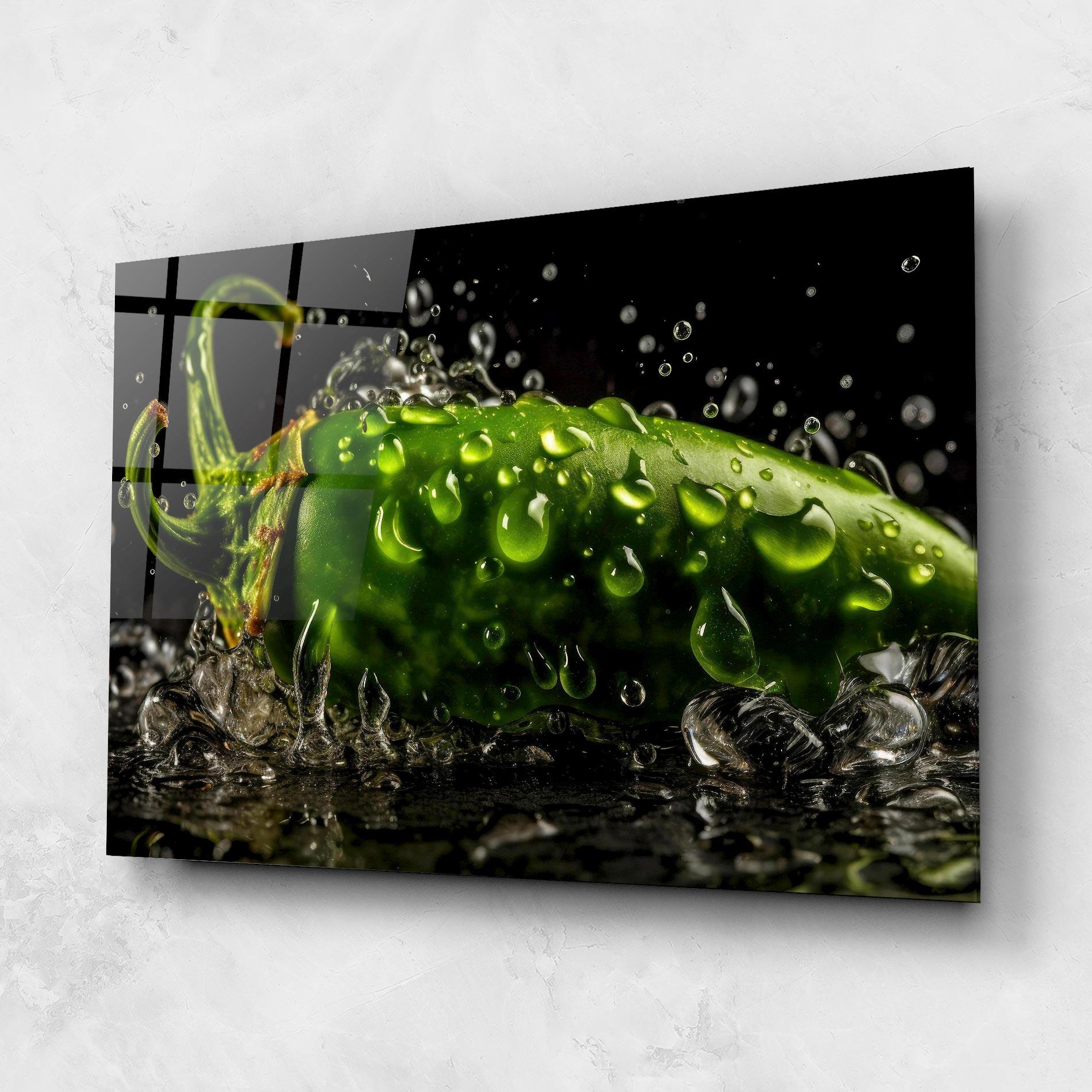 Obraz na Szkle Chili Splash mockup 1