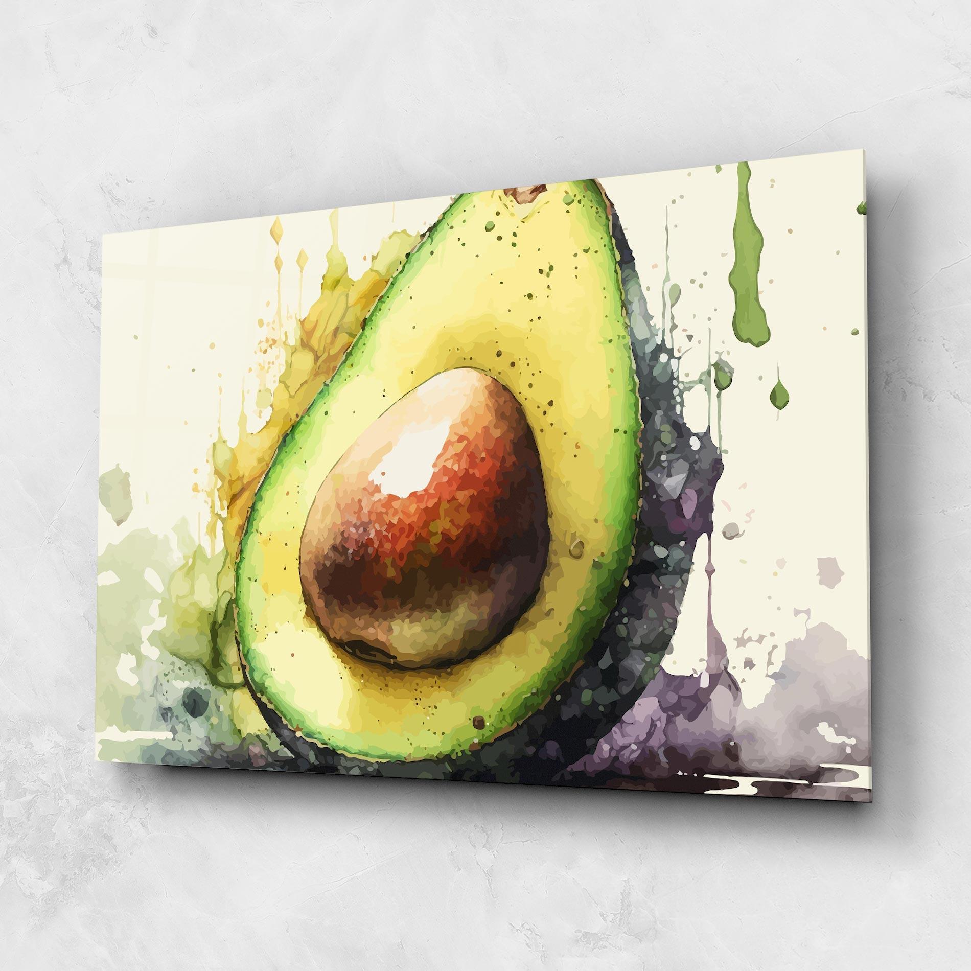 Obraz na Szkle Green Avocado Art mockup 1