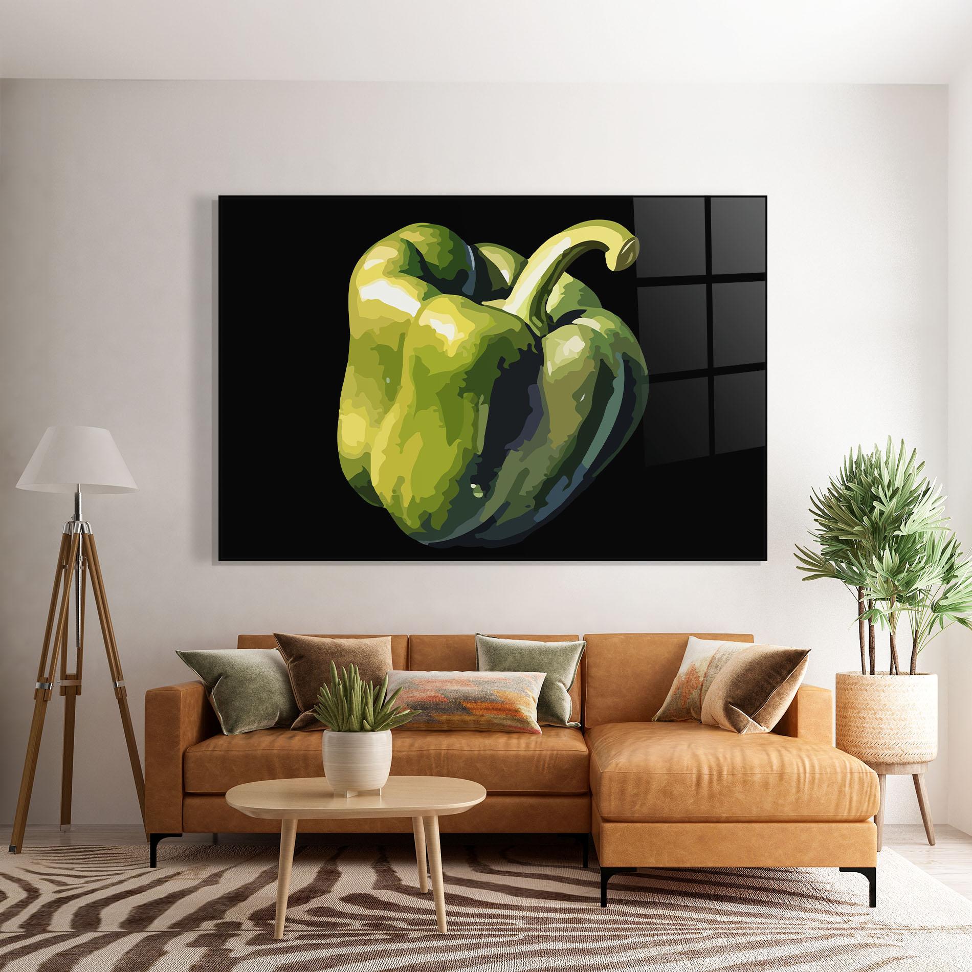 Obraz na Szkle Cool Bellpepper mockup 7