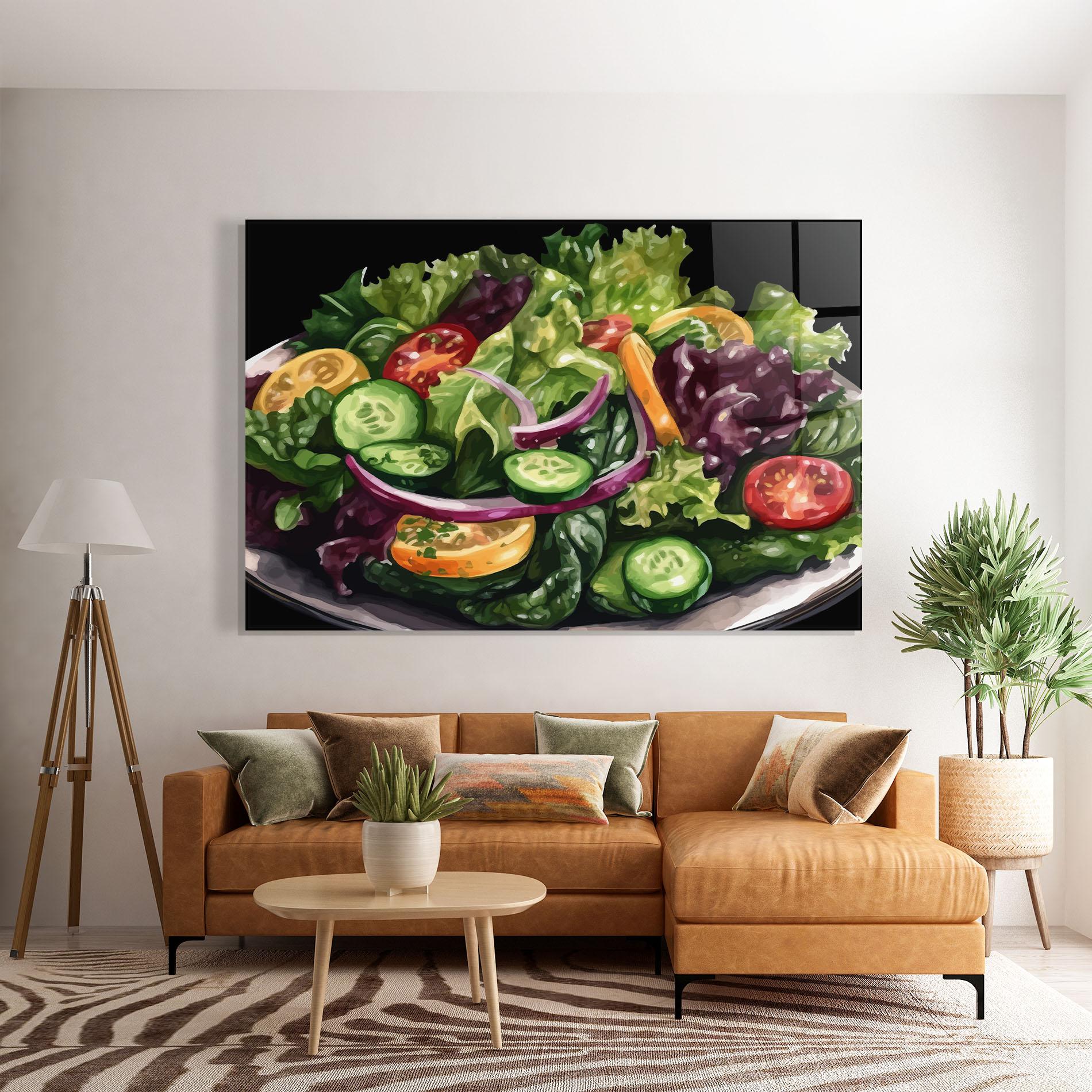 Obraz na Szkle Cucumber Salad mockup 7