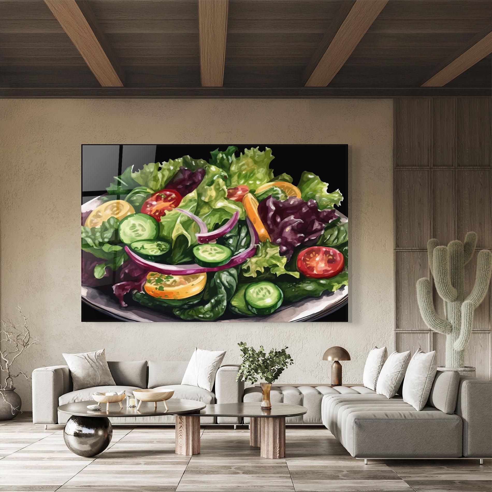 Obraz na Szkle Cucumber Salad mockup 8
