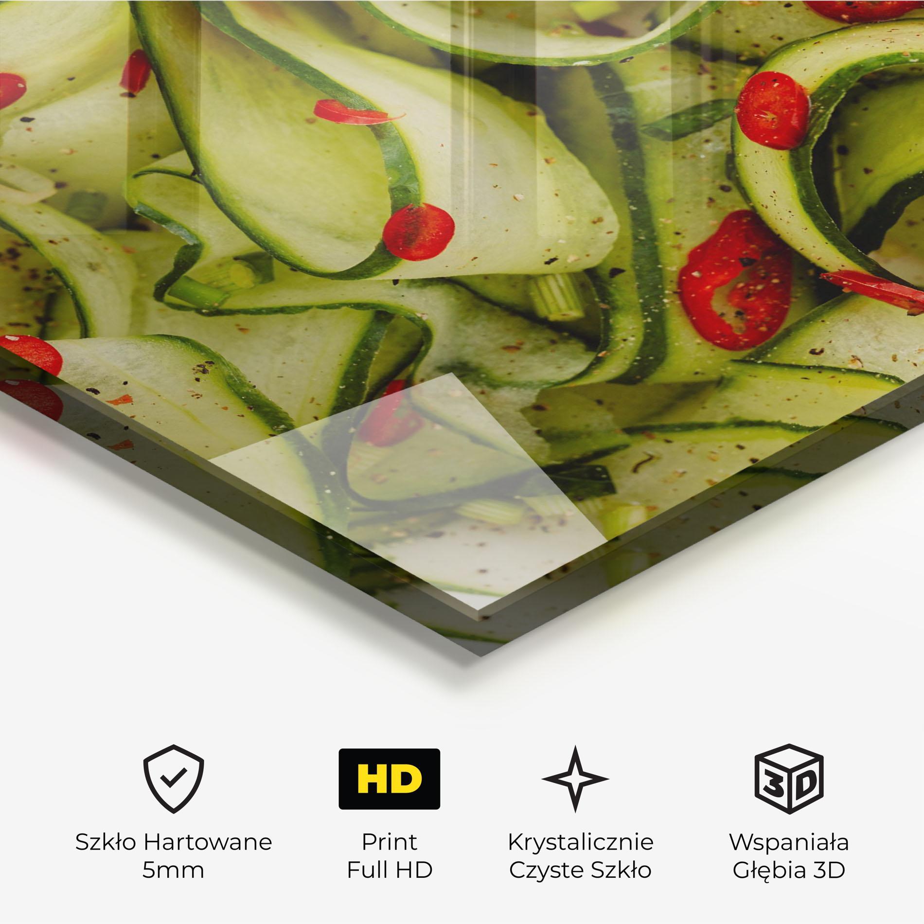 Obraz na Szkle Cucumber Food mockup 3