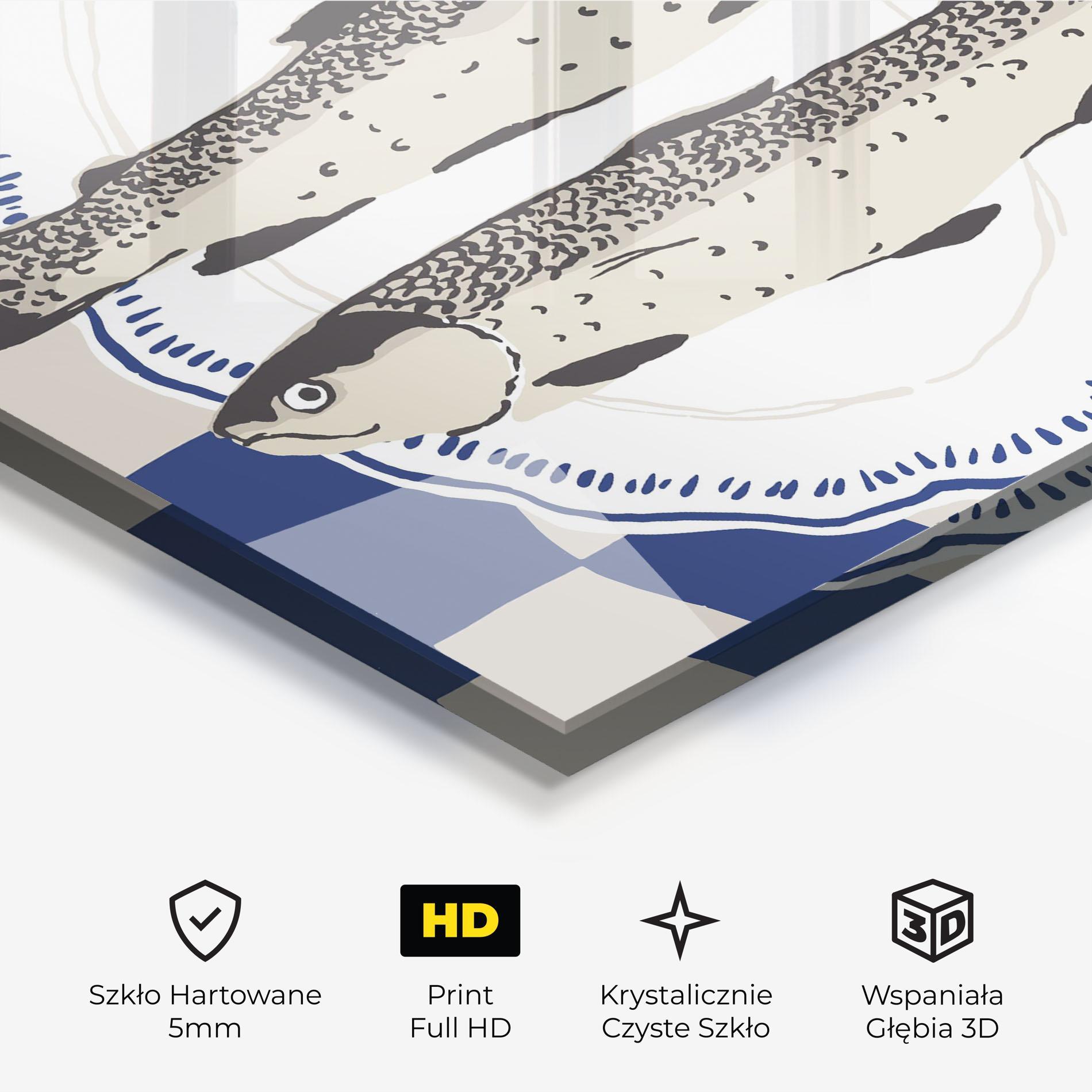 Obraz na Szkle Food Fish mockup 3