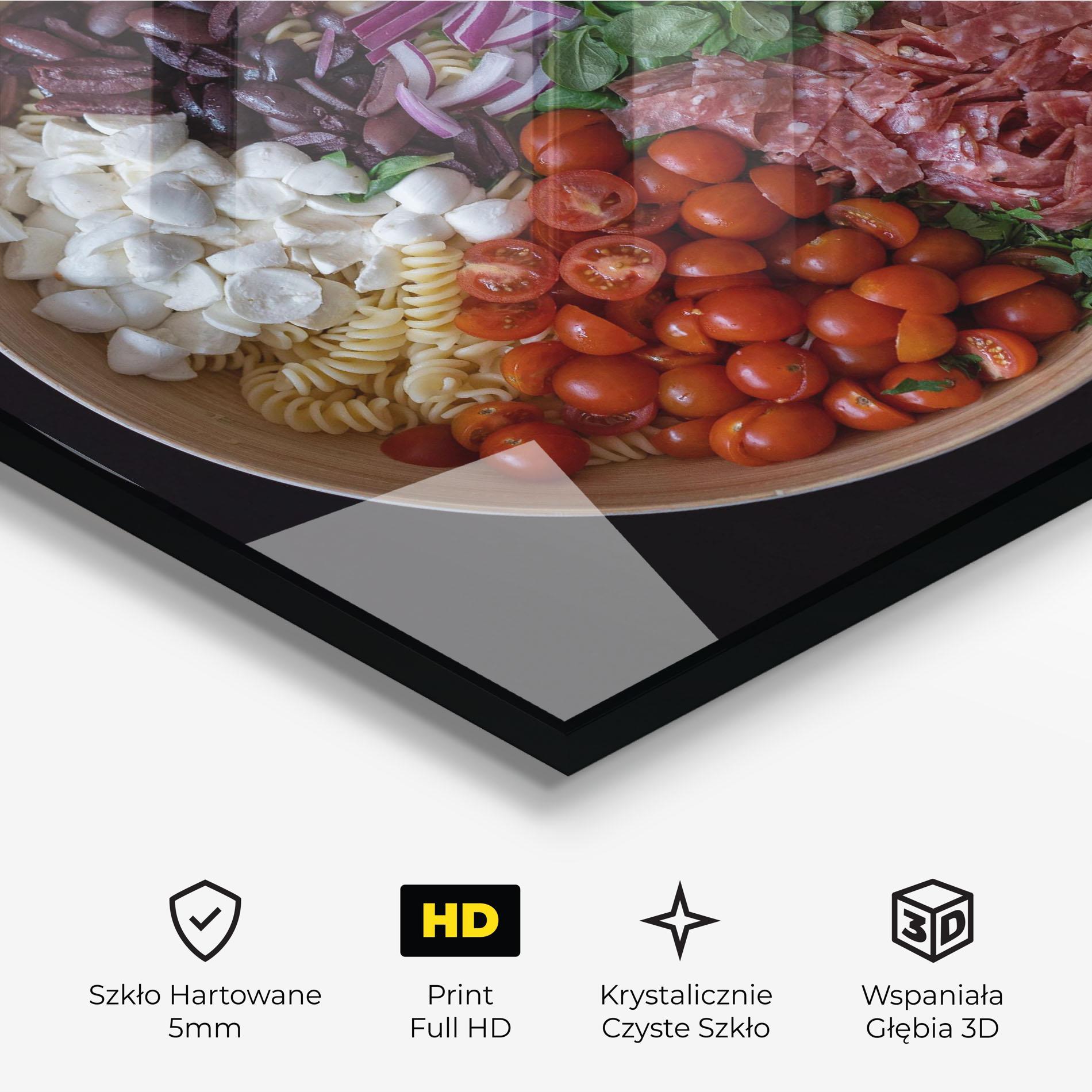 Obraz na Szkle Mozzarella Salad mockup 3