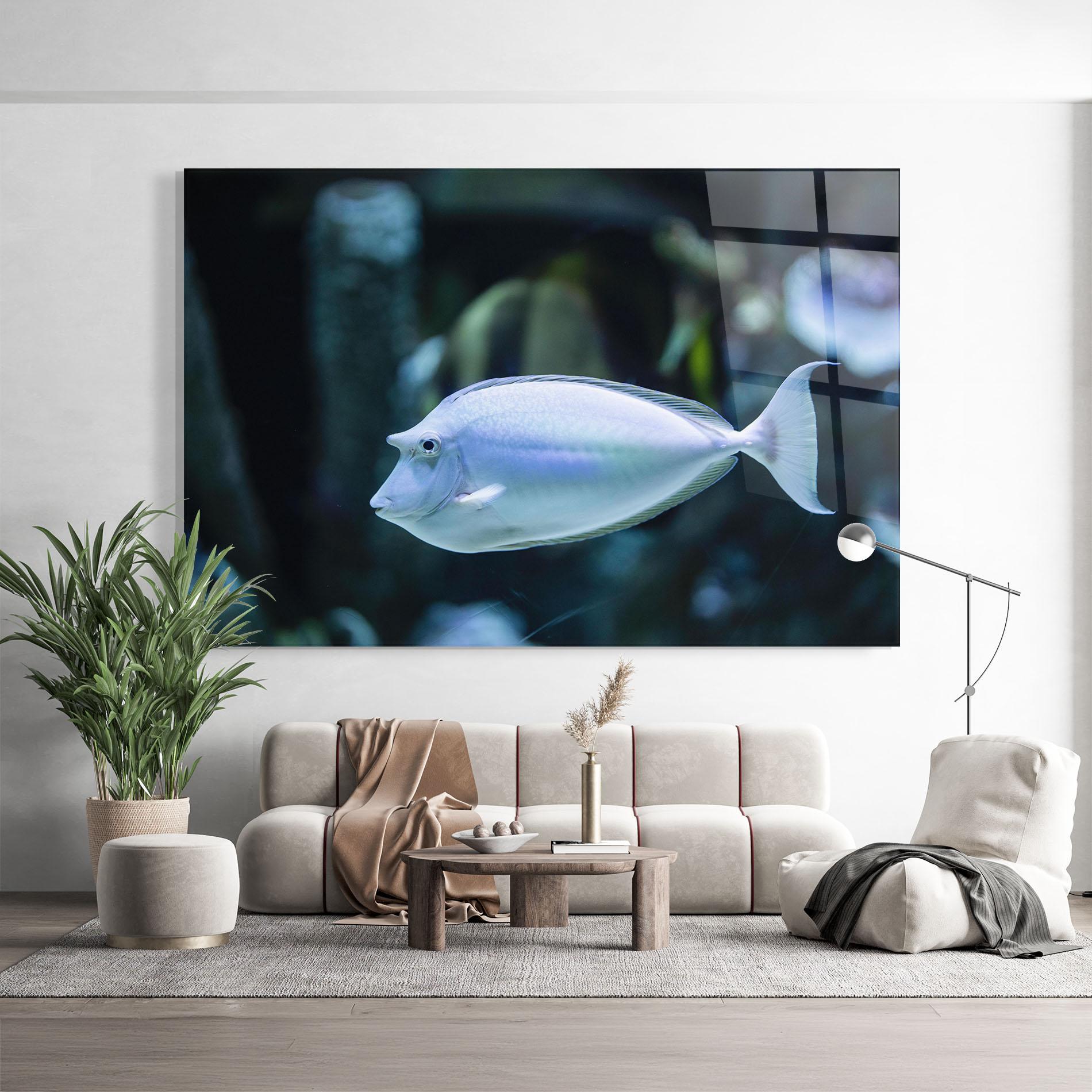 Obraz na Szkle Funny Face Fish mockup 9