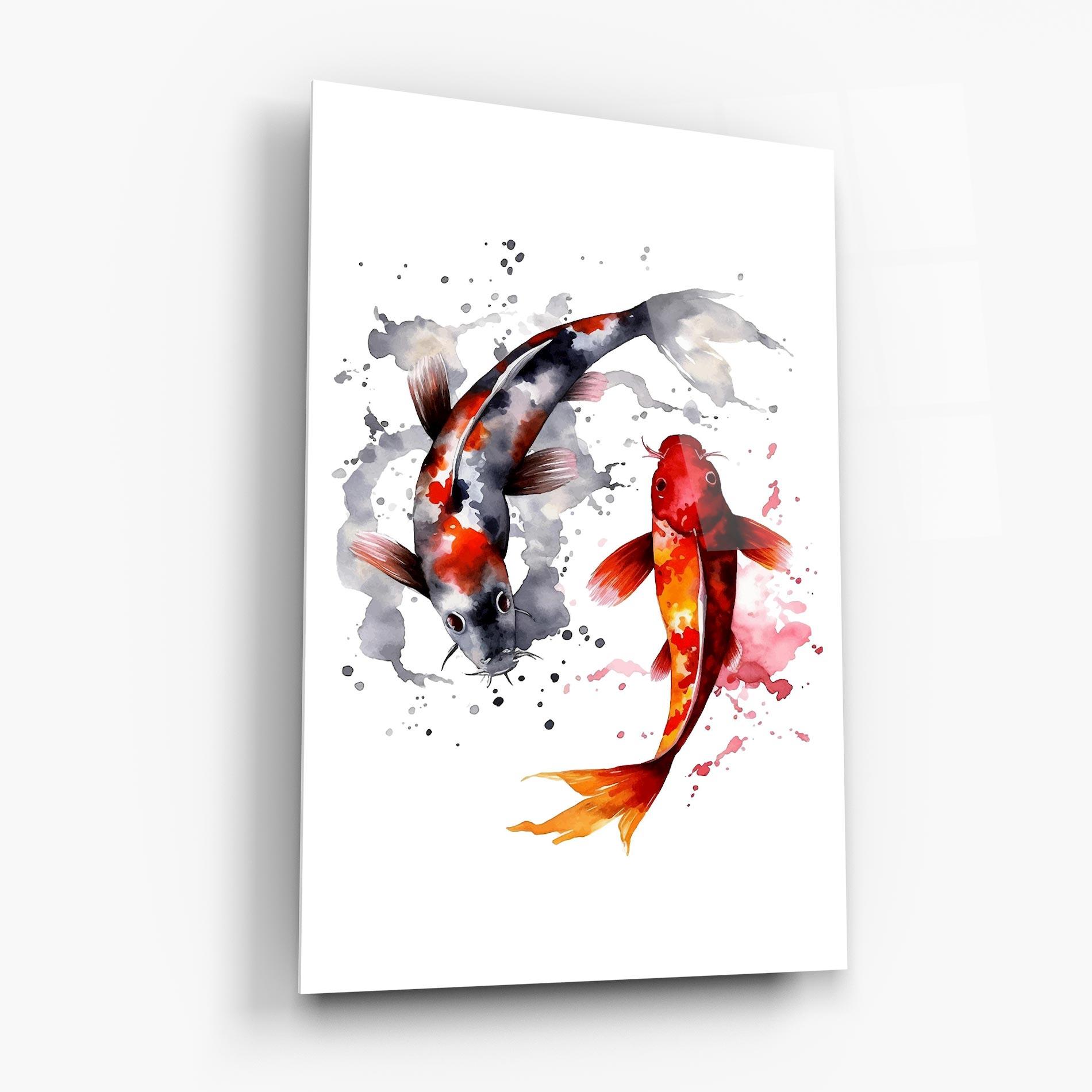 Obraz na Szkle Beautiful Koi mockup 6