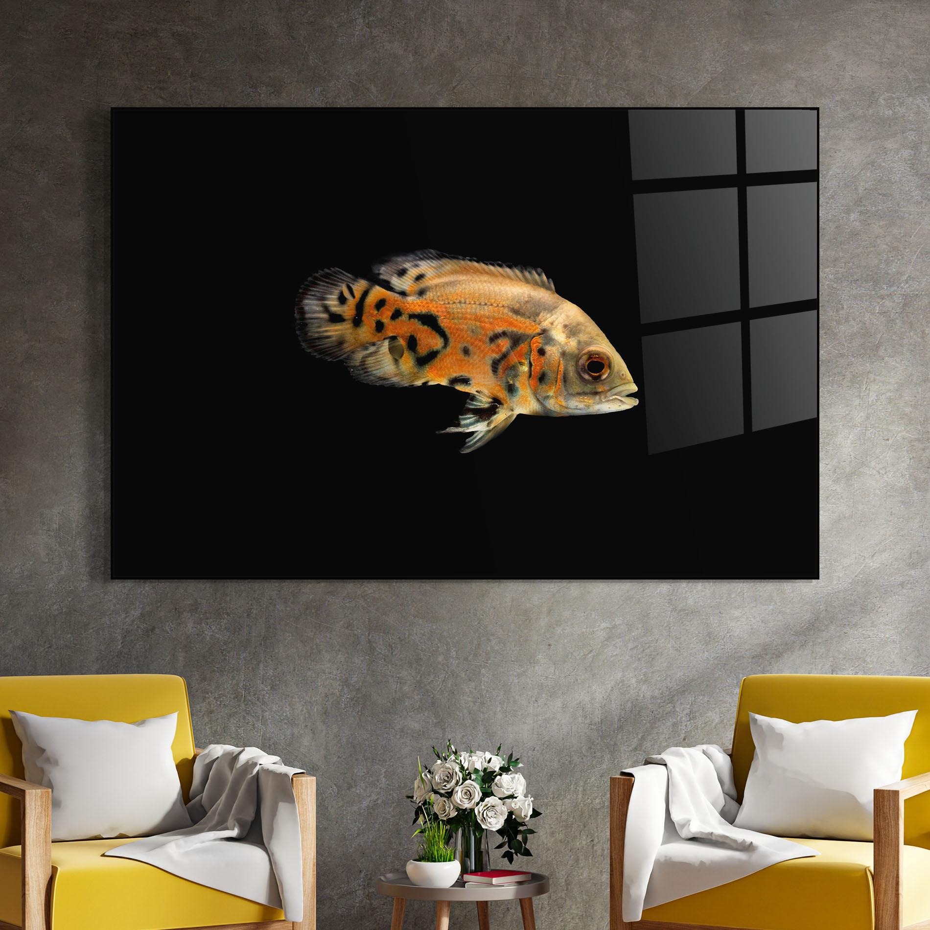 Obraz na Szkle Cute Brown Fish mockup 4