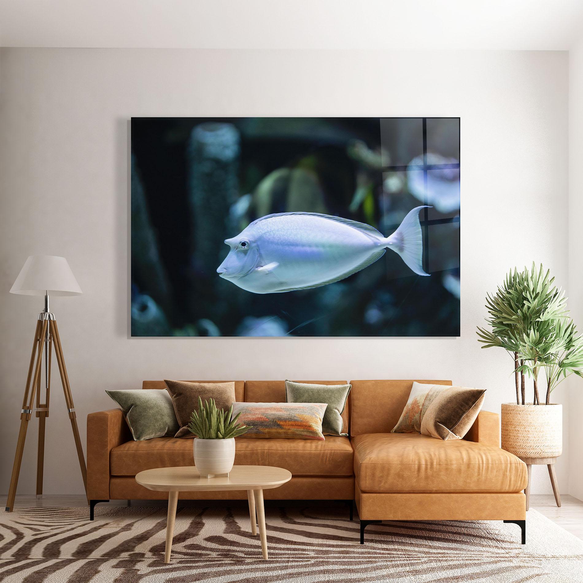 Obraz na Szkle Funny Face Fish mockup 7