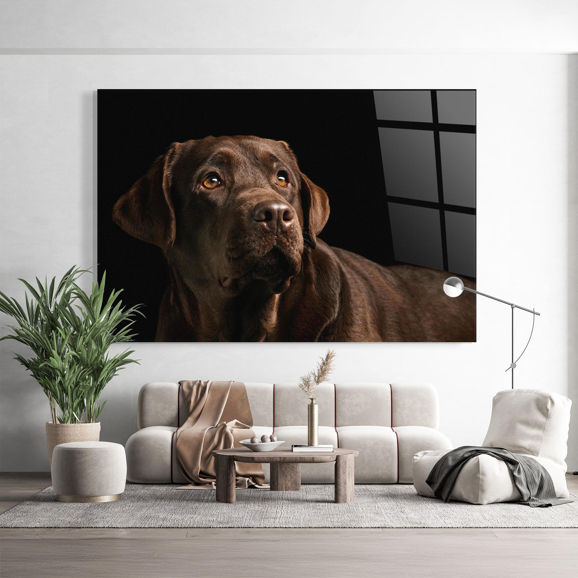 Obraz na Szkle Brown Labrador mockup 9