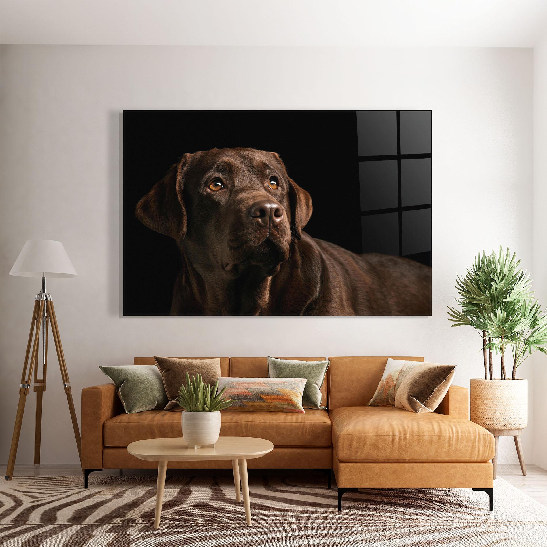 Obraz na Szkle Brown Labrador mockup 7