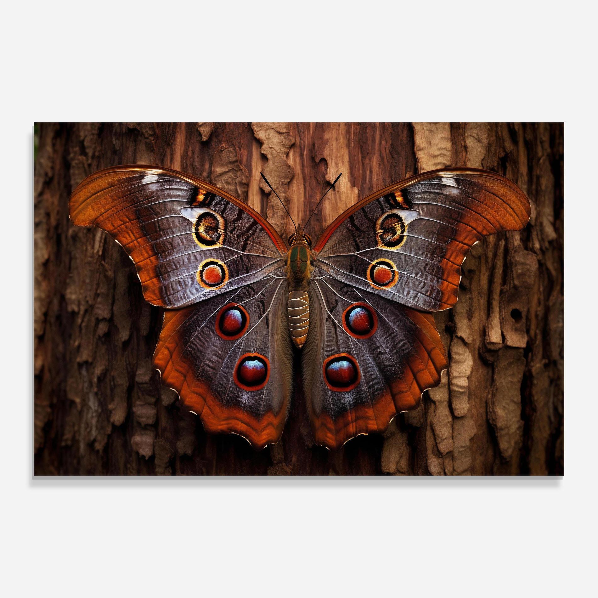 Obraz na Szkle Brown Eyes Butterfly mockup 0