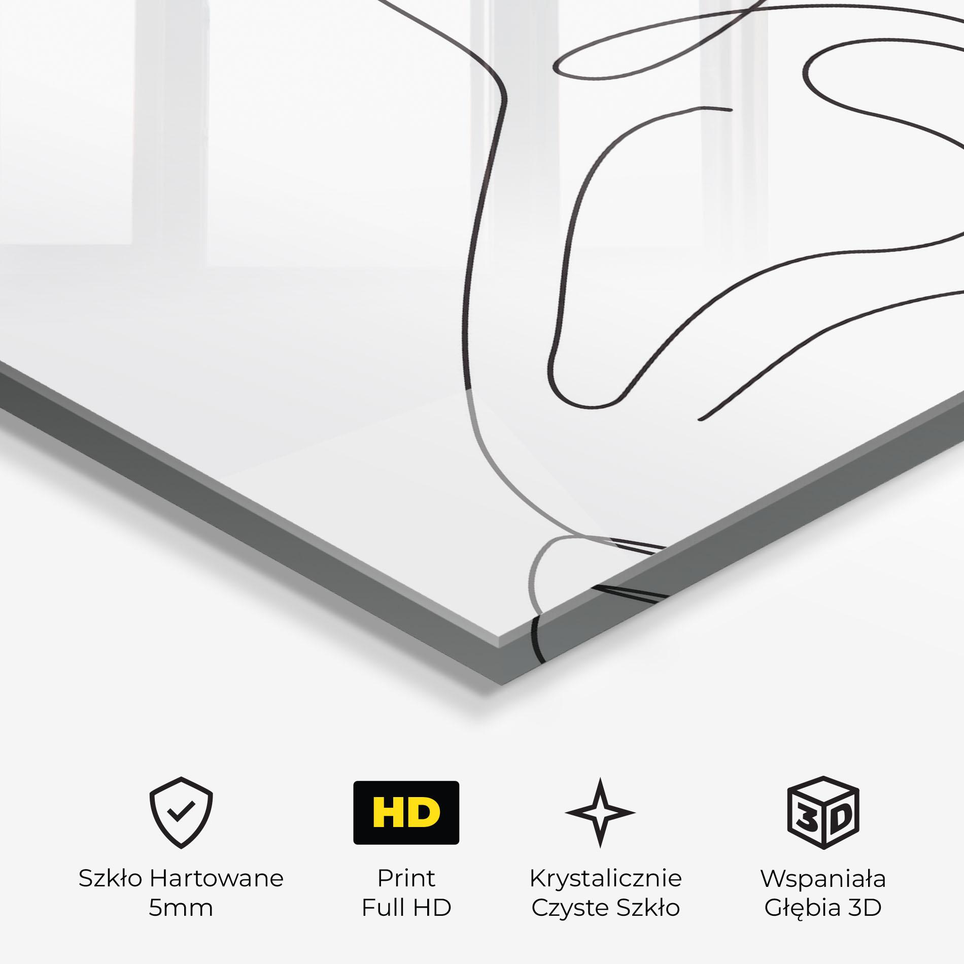 Obraz na Szkle Cute Rabbit mockup 3