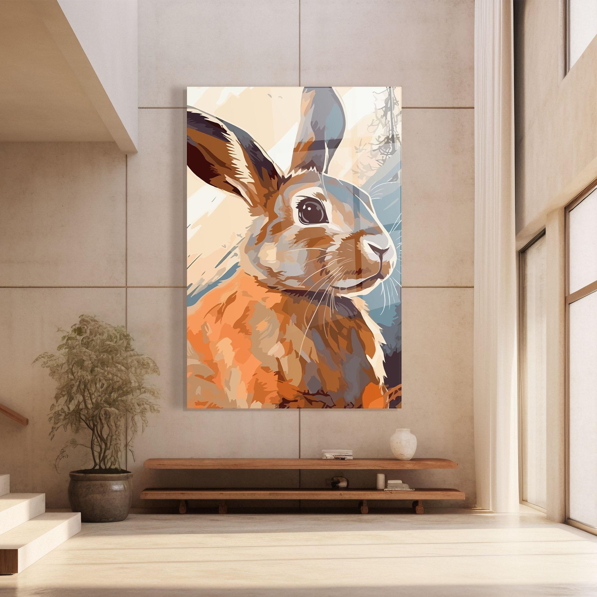 Obraz na Szkle Anime Rabbit mockup 8