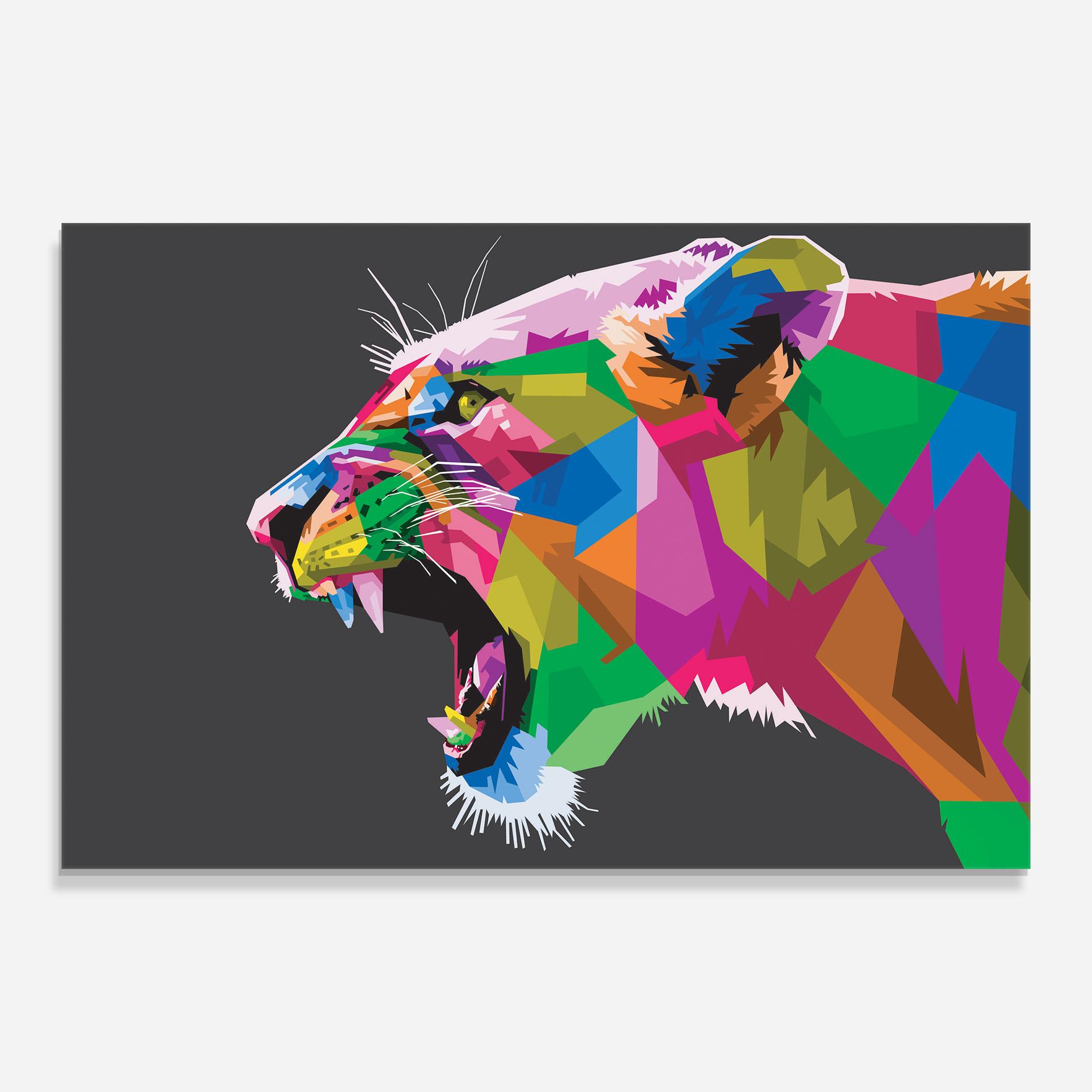 Obraz na Szkle Female Lion Head mockup 0