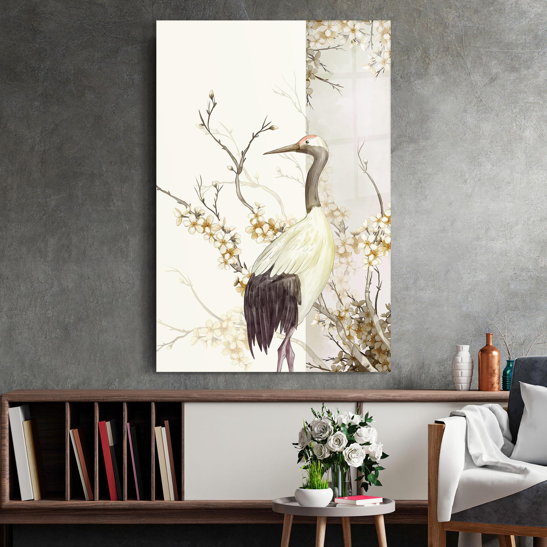 Obraz na Szkle Asian Bird mockup 2