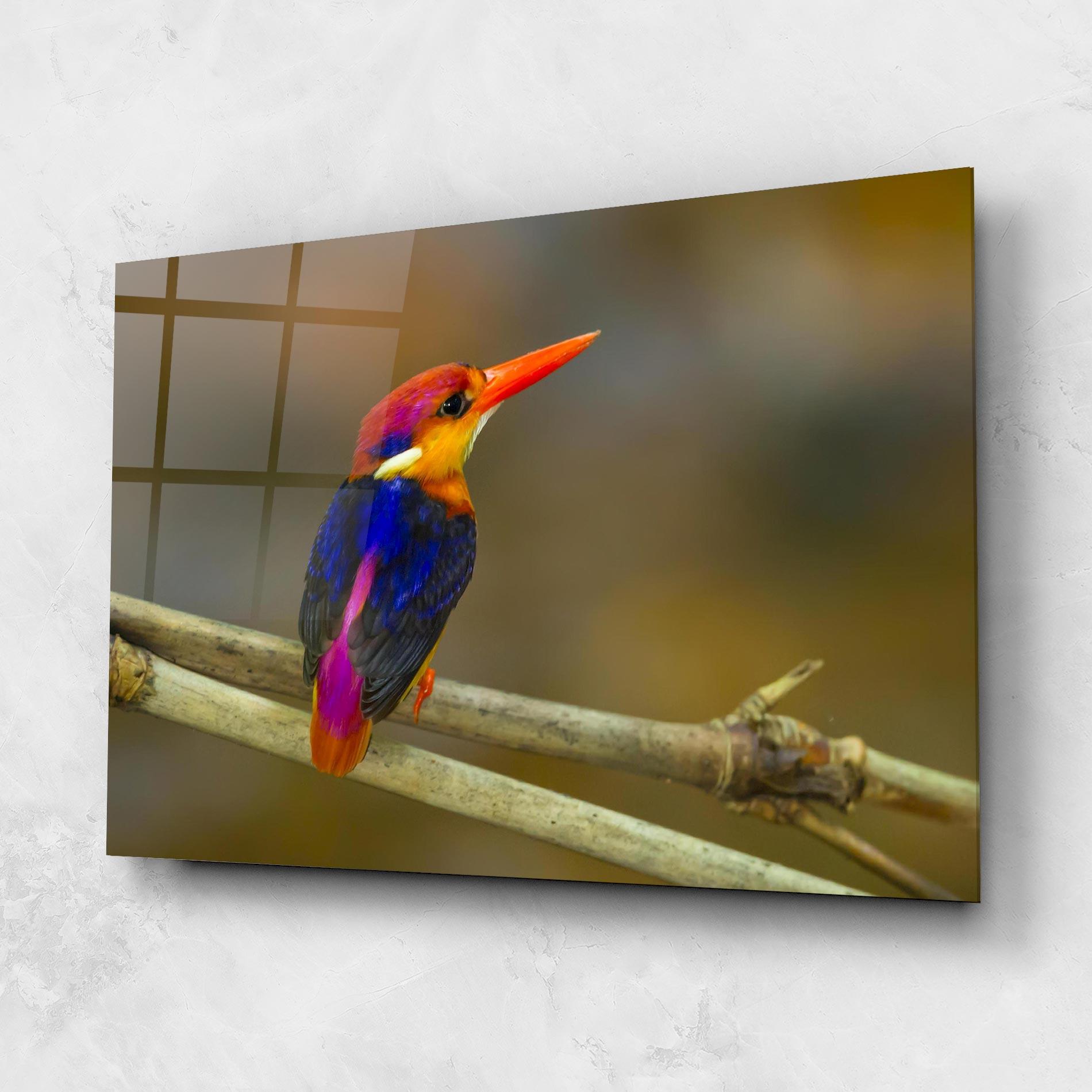 Obraz na Szkle Colorful Bird mockup 1