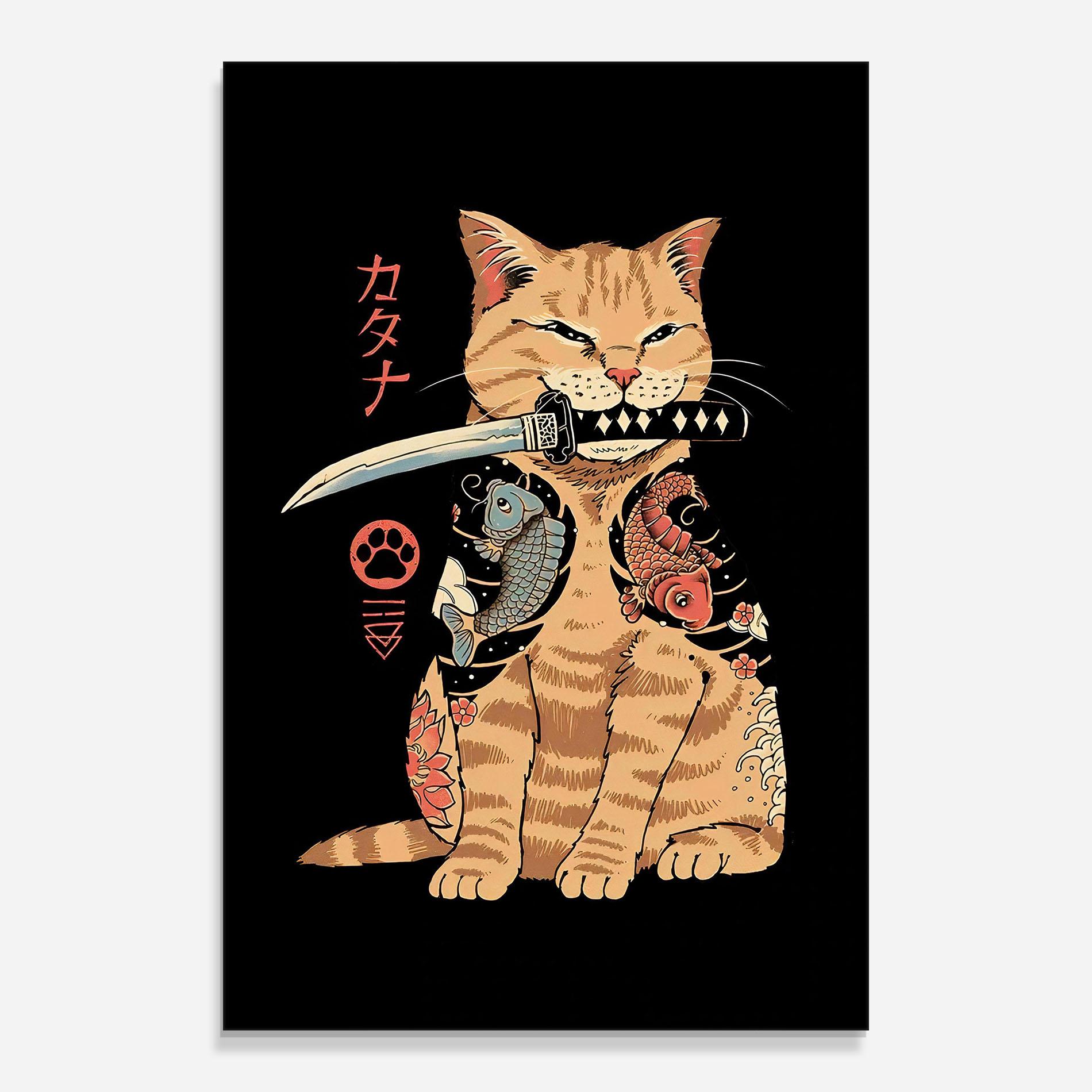 Obraz na Szkle Catana mockup 0