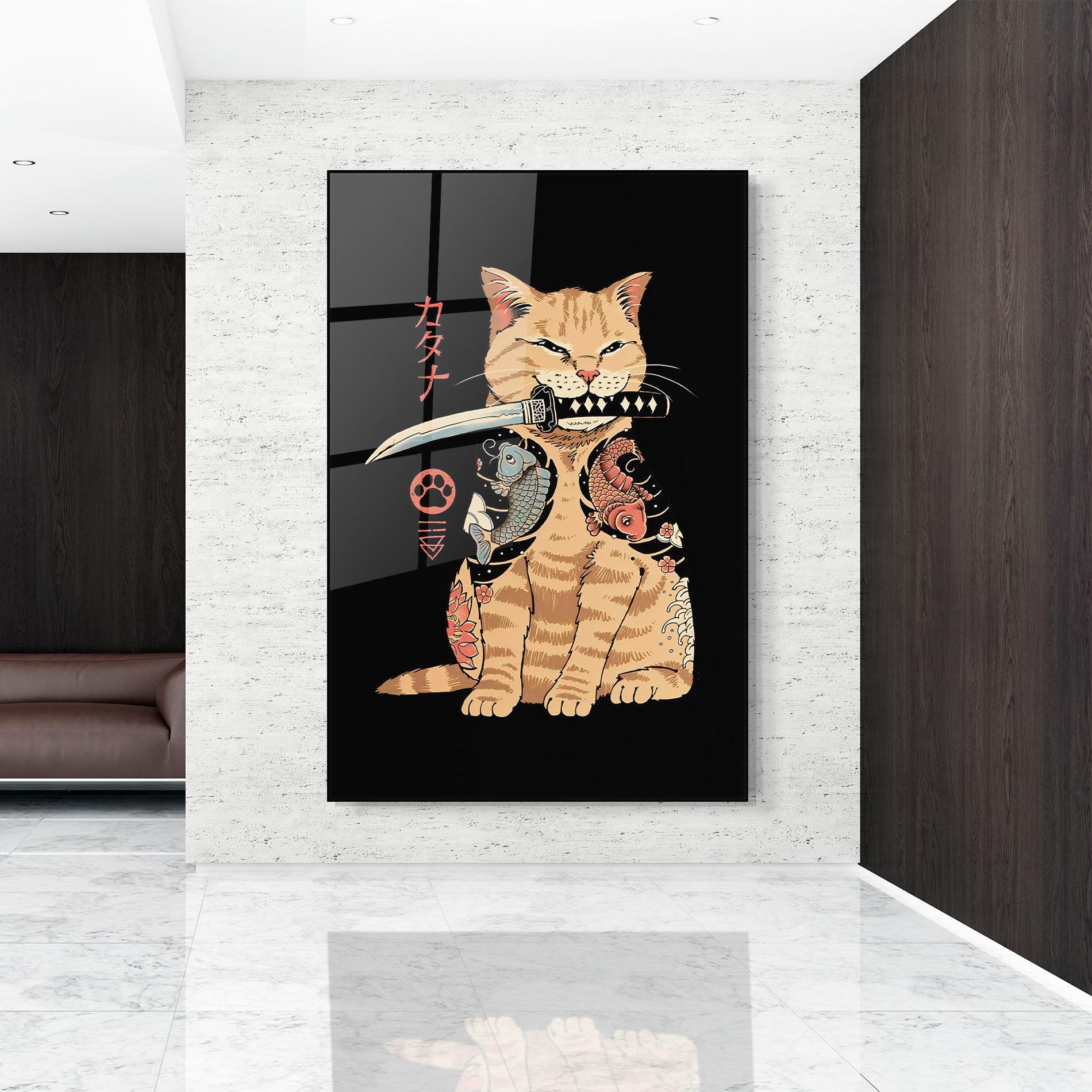 Obraz na Szkle Catana mockup 9