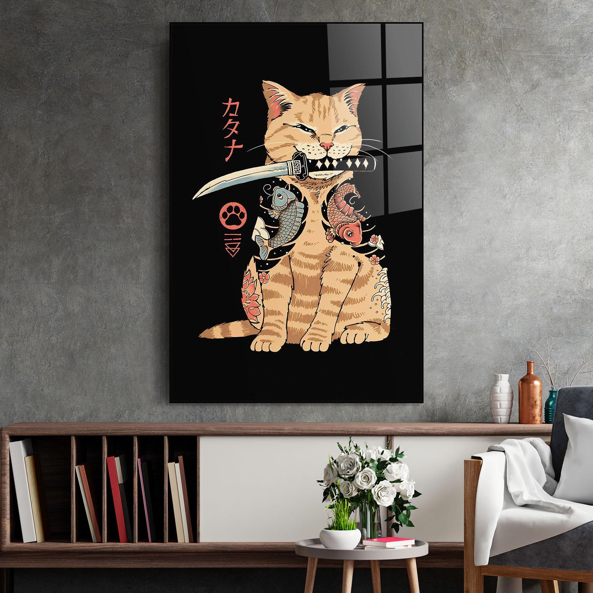 Obraz na Szkle Catana mockup 2