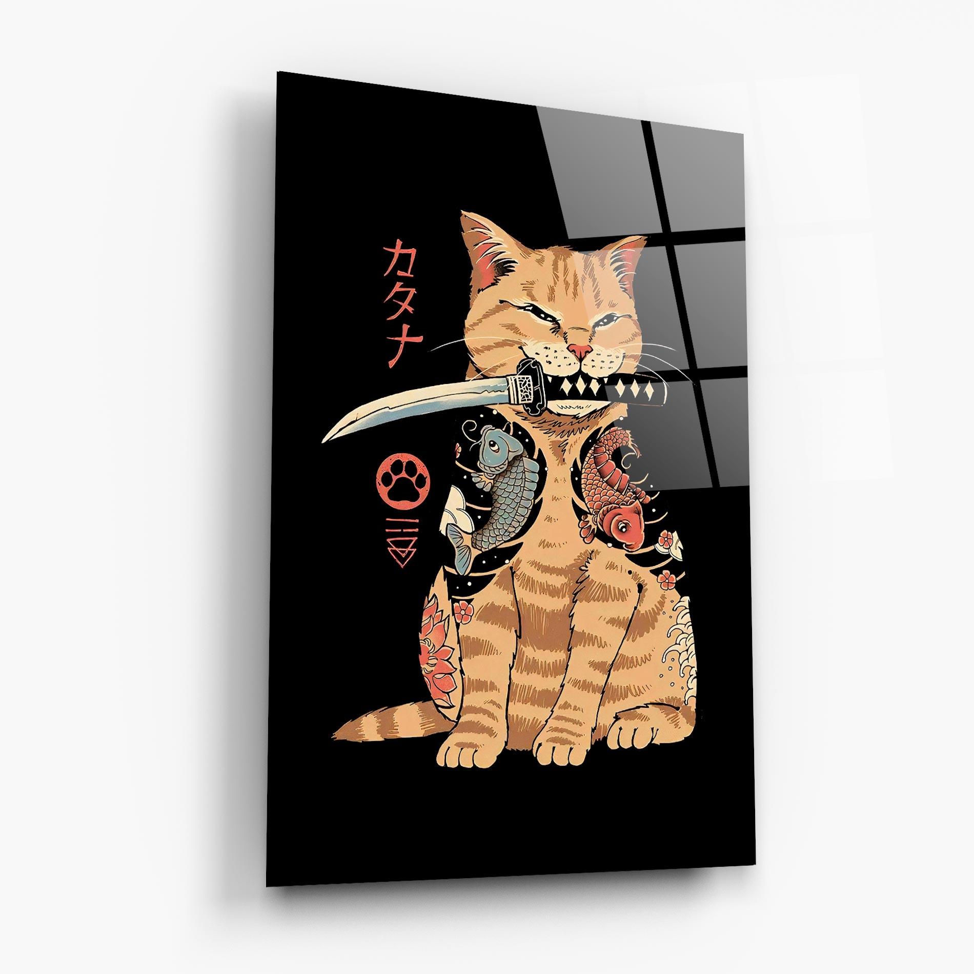 Obraz na Szkle Catana mockup 6