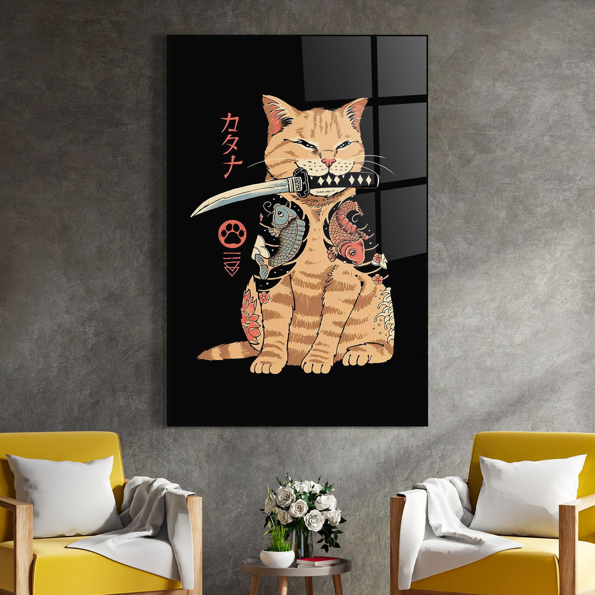 Obraz na Szkle Catana mockup 4