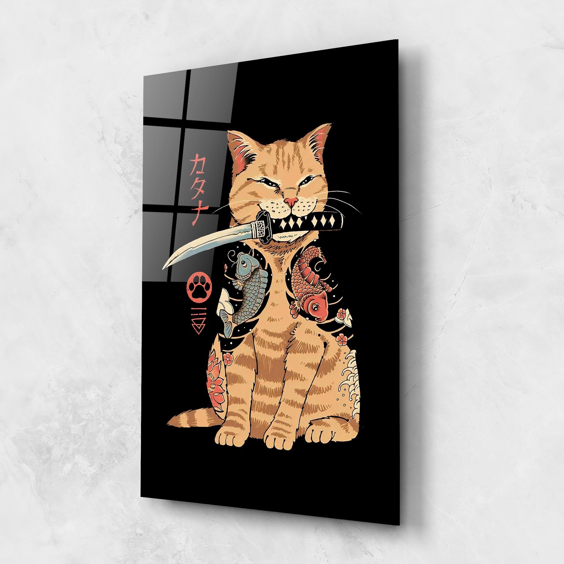 Obraz na Szkle Catana mockup 1