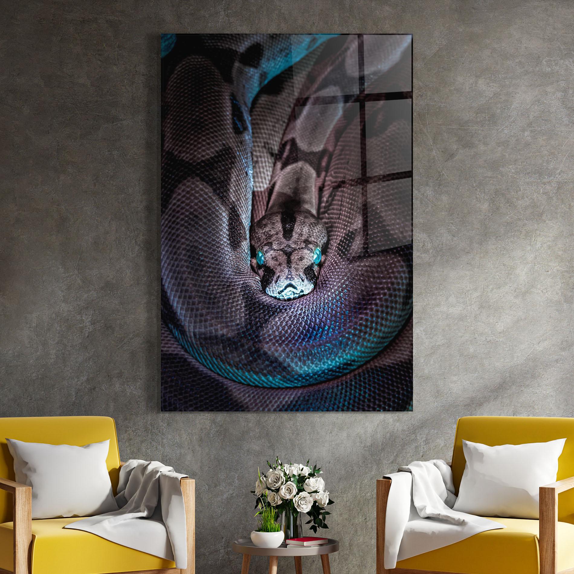 Obraz na Szkle Vibrant Snake mockup 4