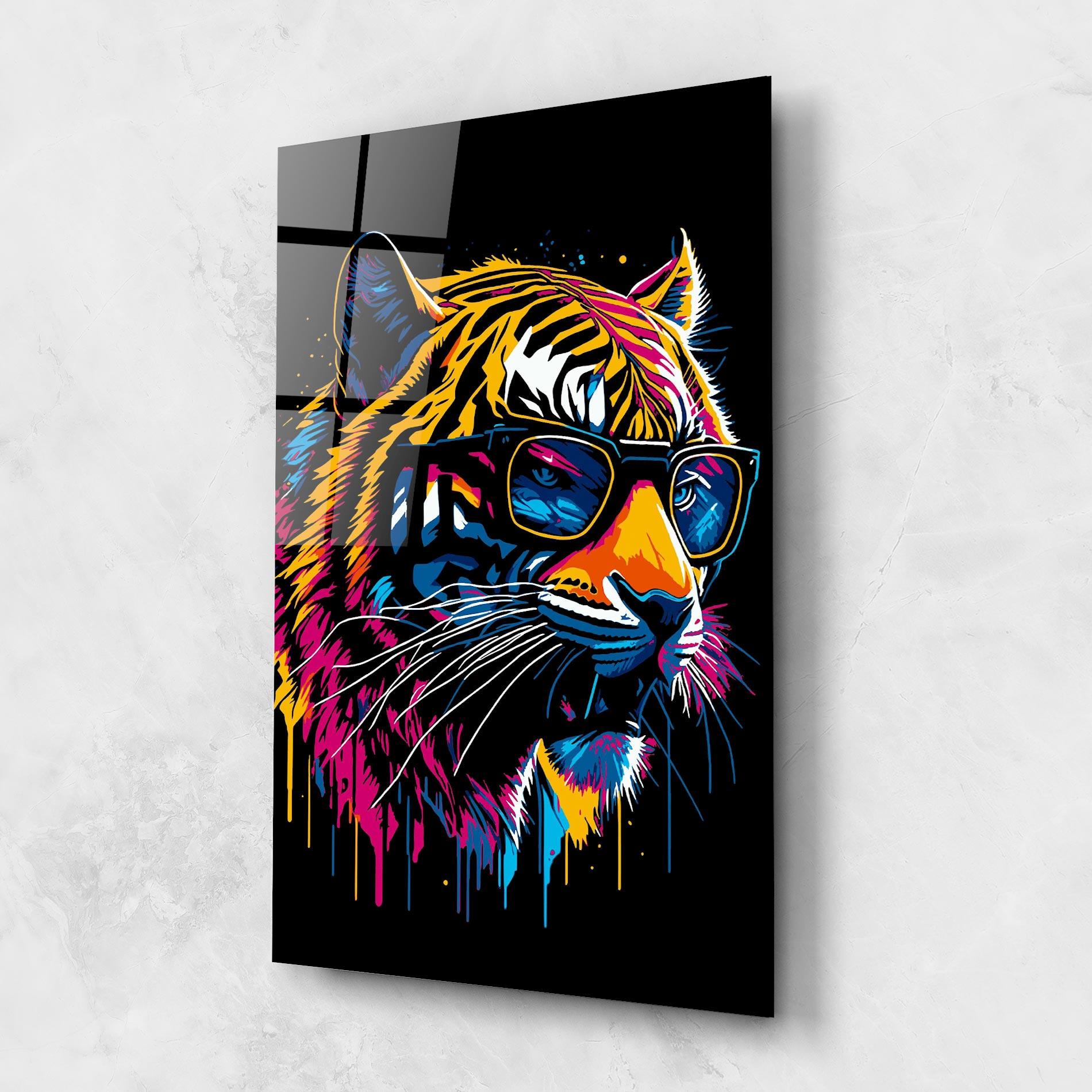 Obraz na Szkle Cool Tiger mockup 1