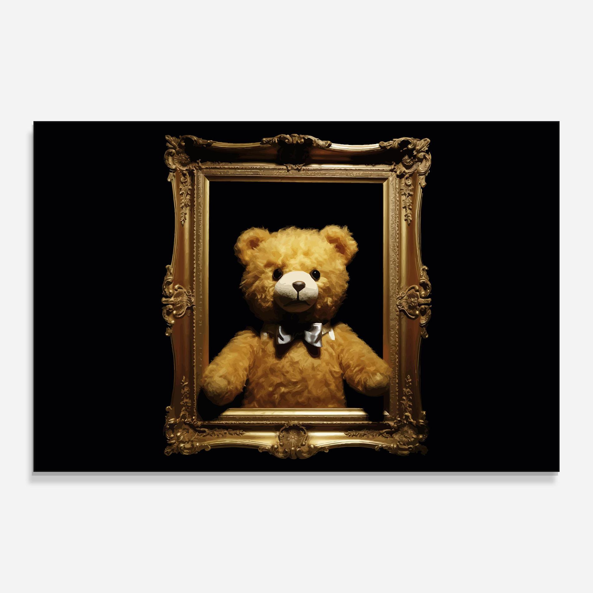 Obraz na Szkle Frame Bear mockup 0