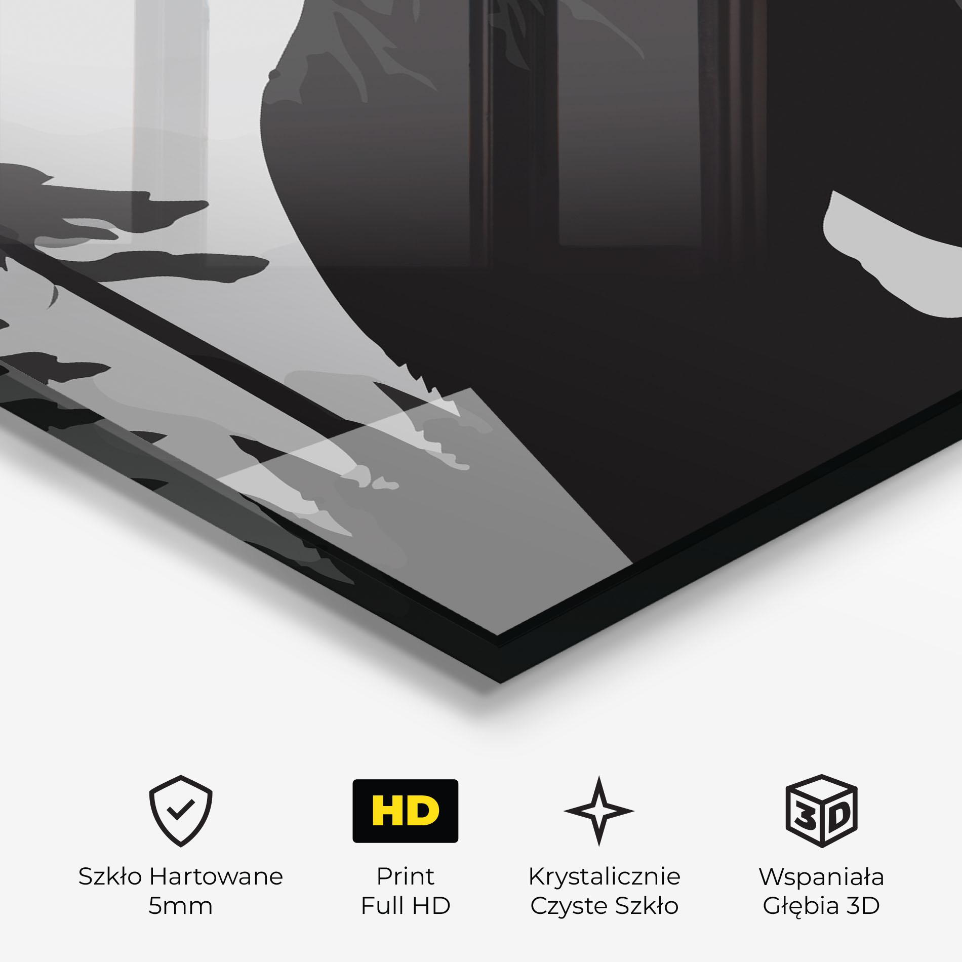 Obraz na Szkle Forest Bear mockup 3