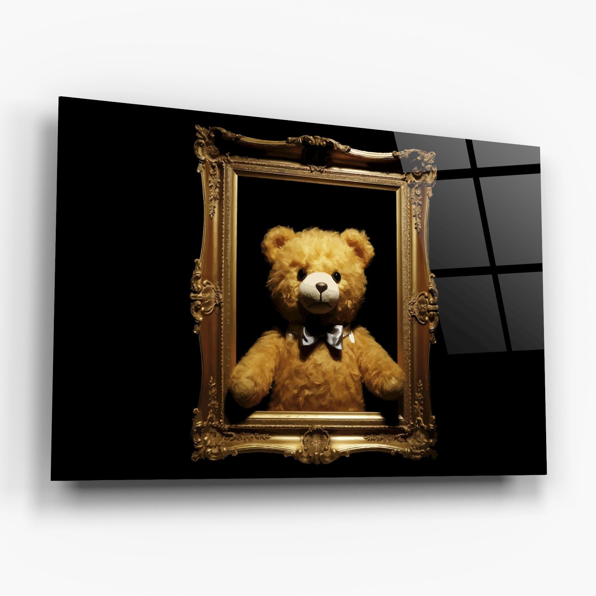 Obraz na Szkle Frame Bear mockup 6