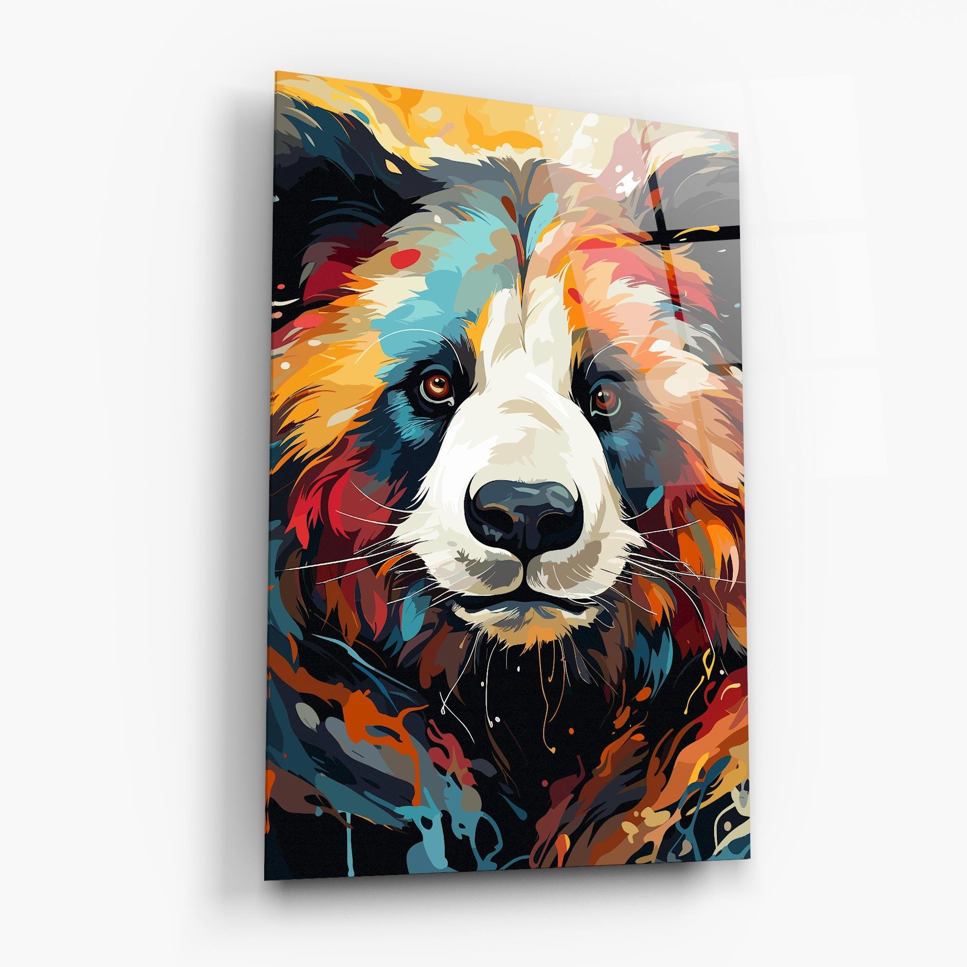 Obraz na Szkle Cream Color Bear mockup 6