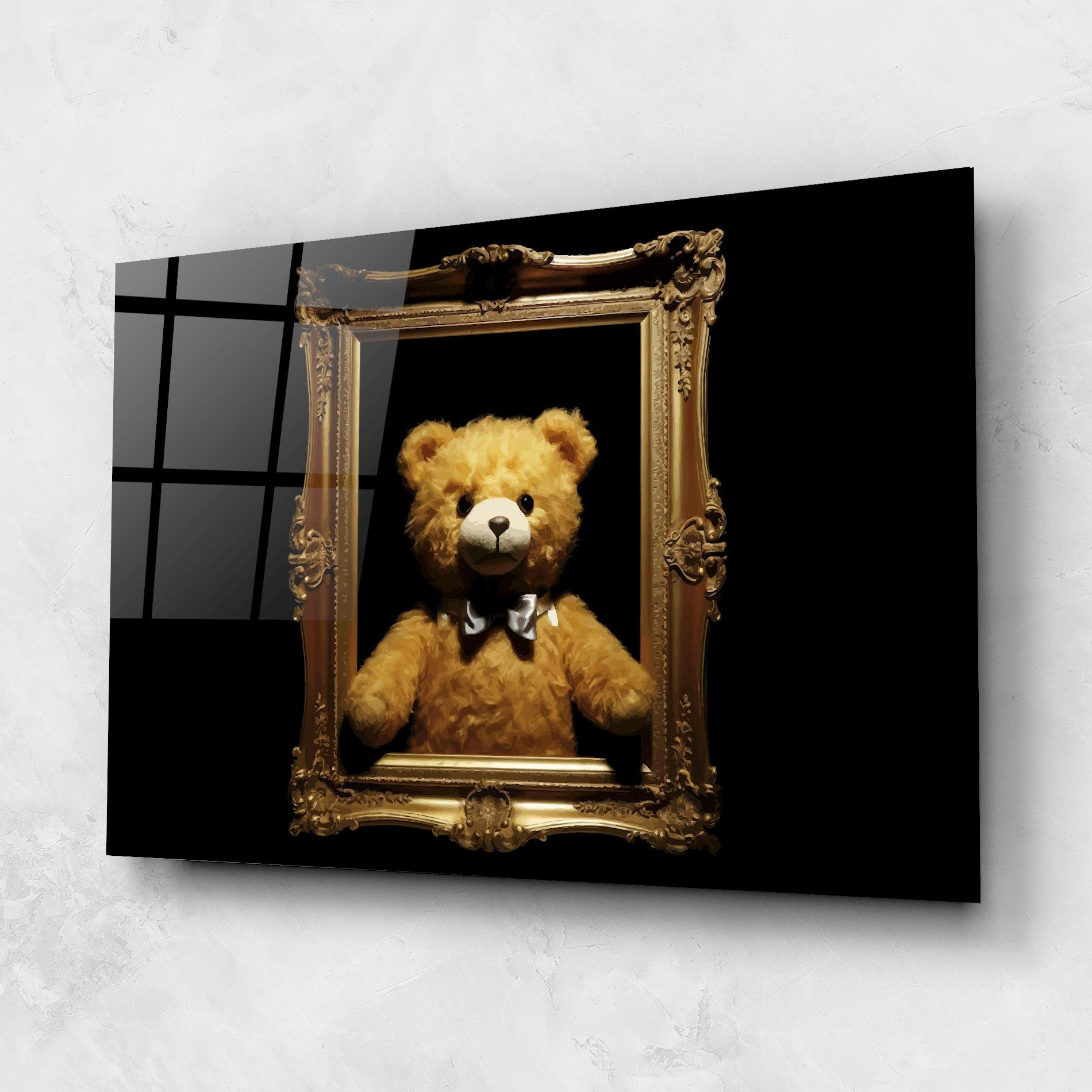 Obraz na Szkle Frame Bear mockup 1