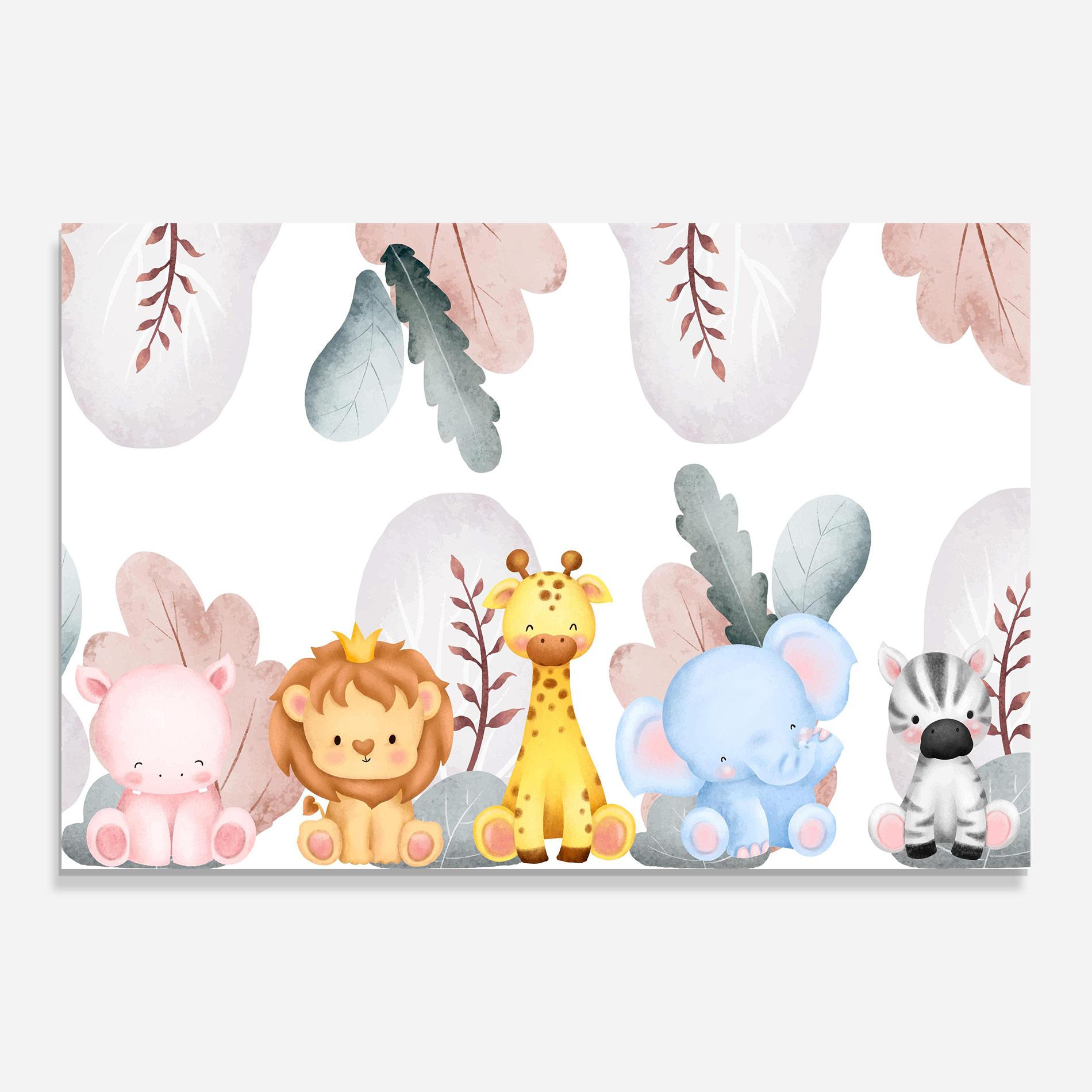 Obraz na Szkle Baby Animals mockup 0