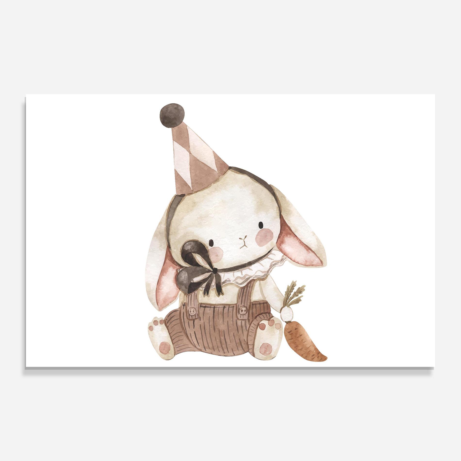 Obraz na Szkle Baby Brown Rabbit mockup 0