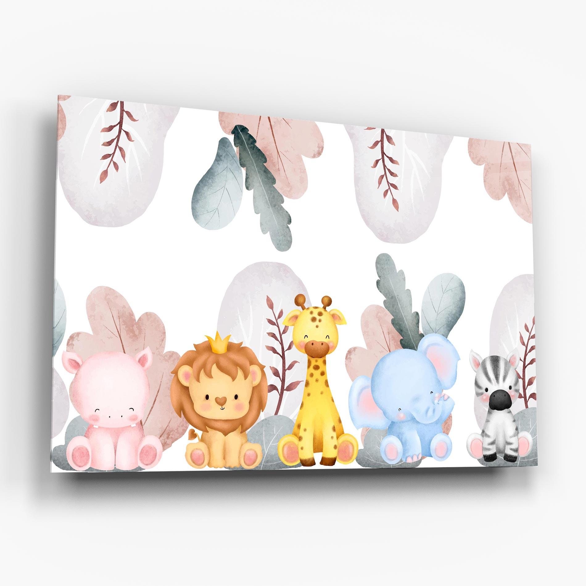 Obraz na Szkle Baby Animals mockup 6