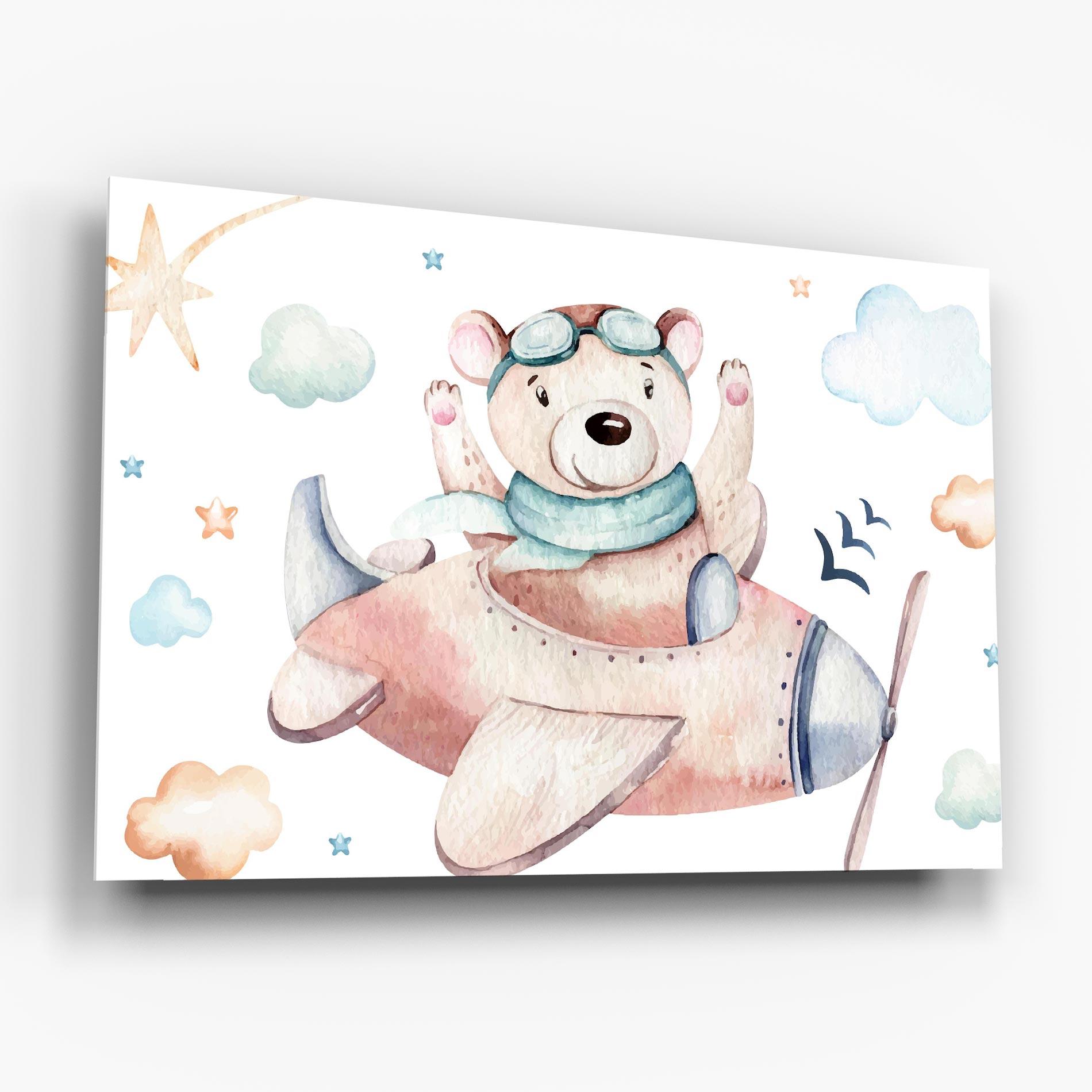 Obraz na Szkle Bear Flying mockup 6