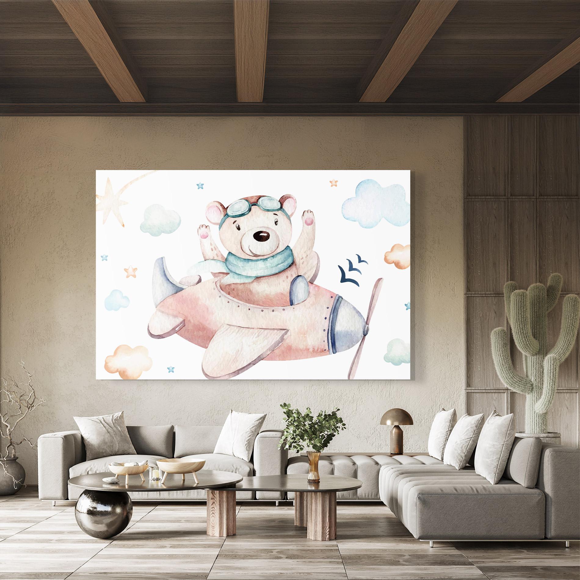 Obraz na Szkle Bear Flying mockup 8