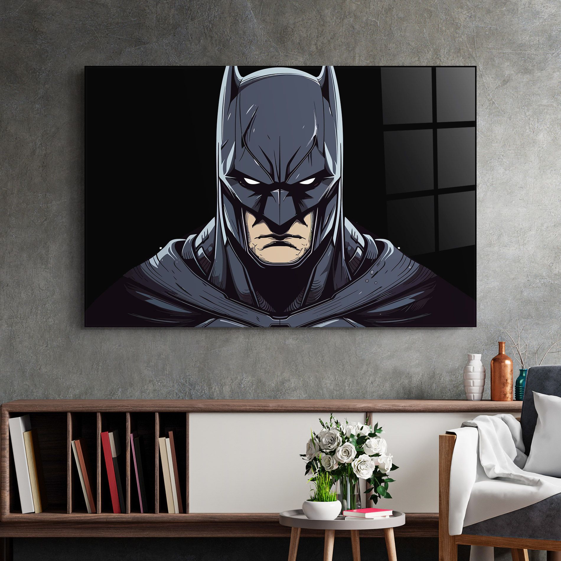 Batman Face mockup 2
