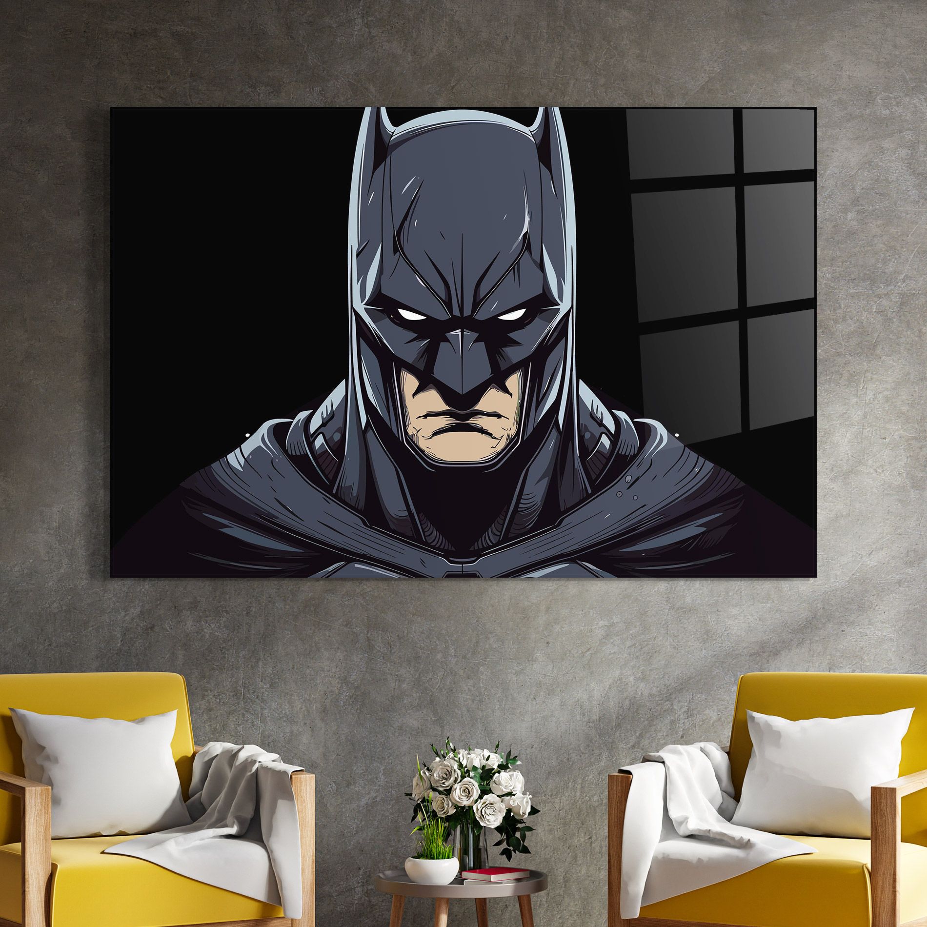 Batman Face mockup 4