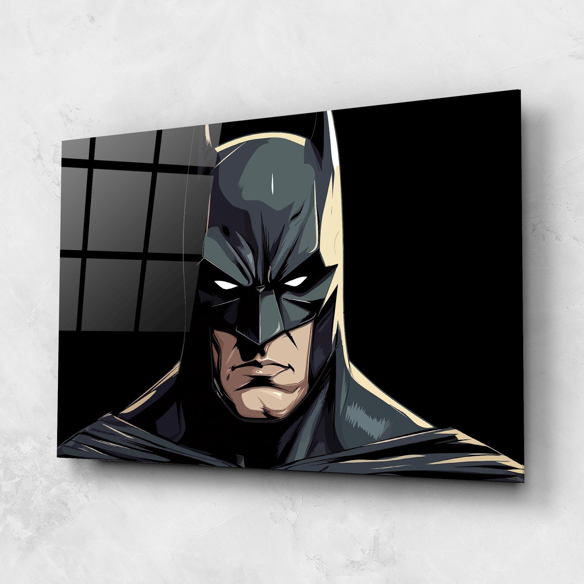 Obraz na Szkle Batman mockup 1